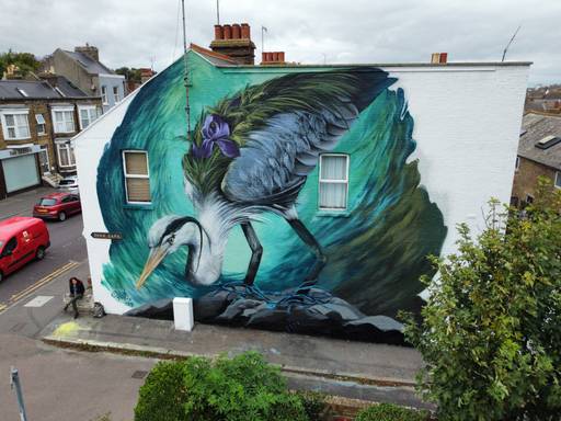 Plastic Heron