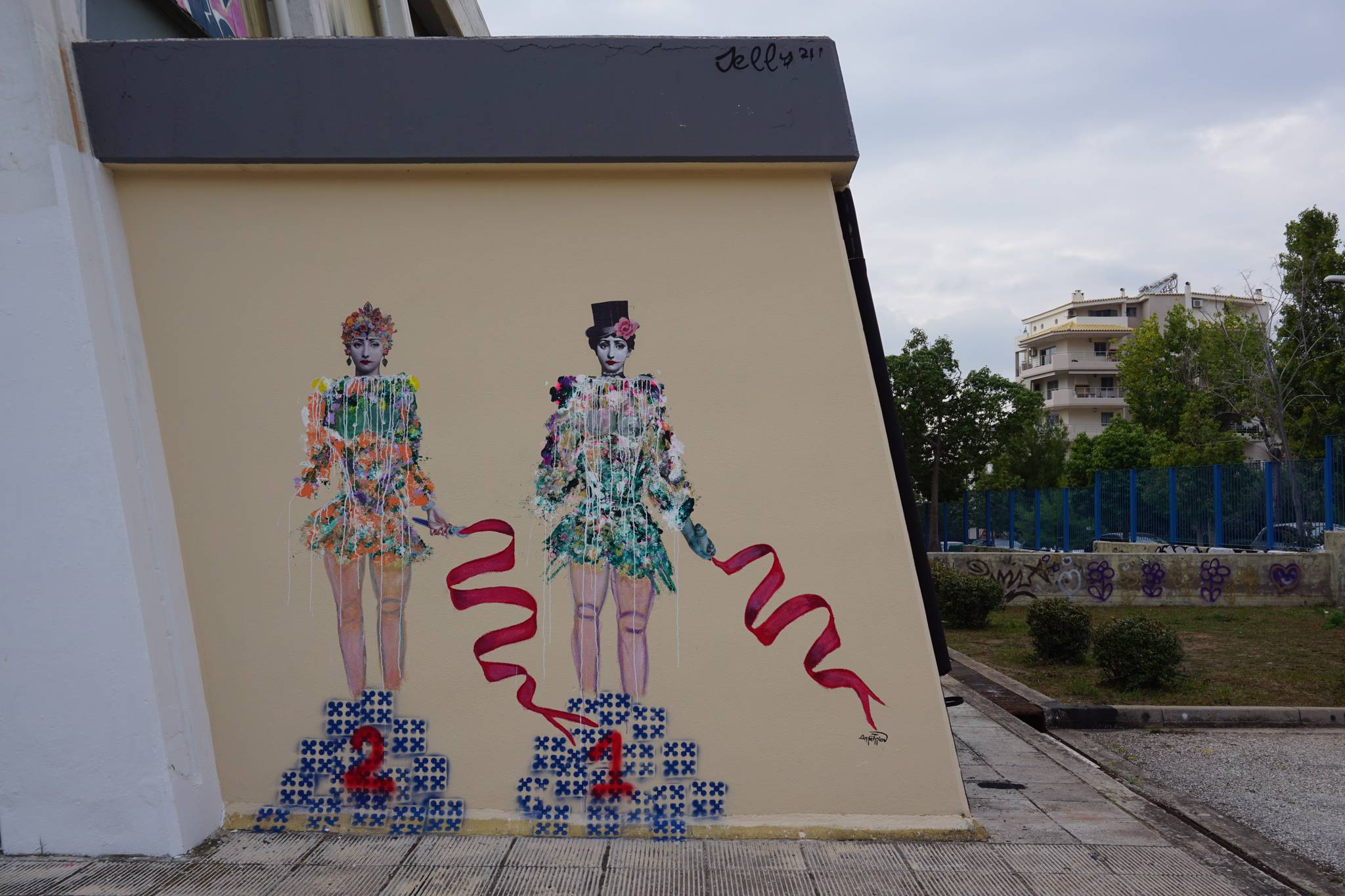 Anna Dimitriou&mdash;Red ribbon siblings of gymnastics