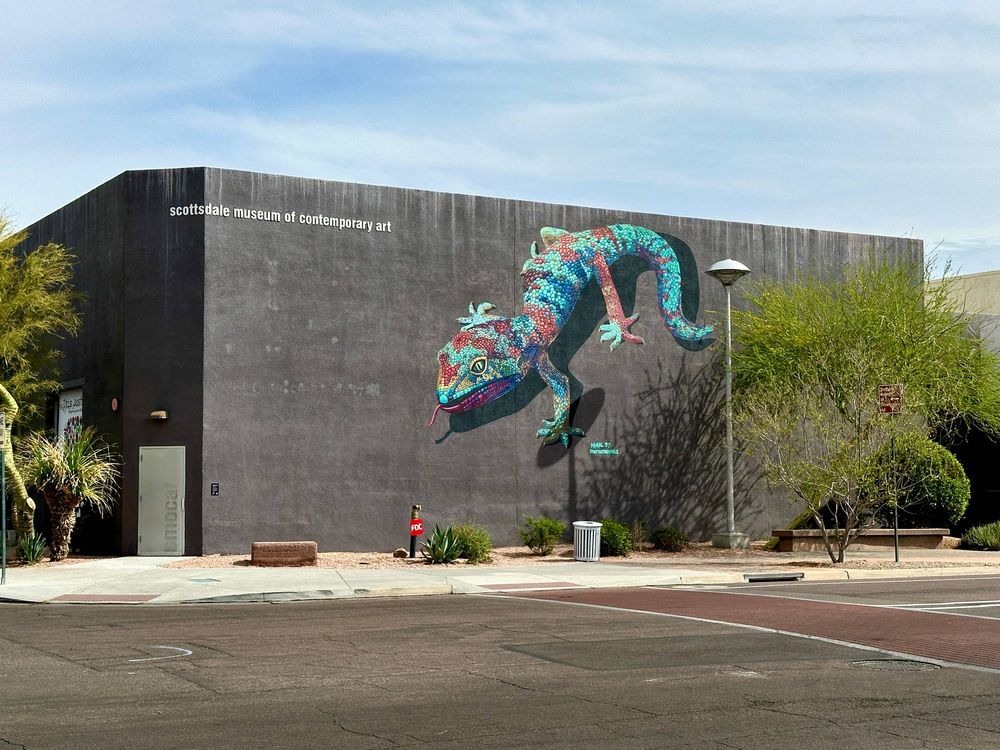 Out There Murals, Kayla Newman&mdash;A Lizard Approaches