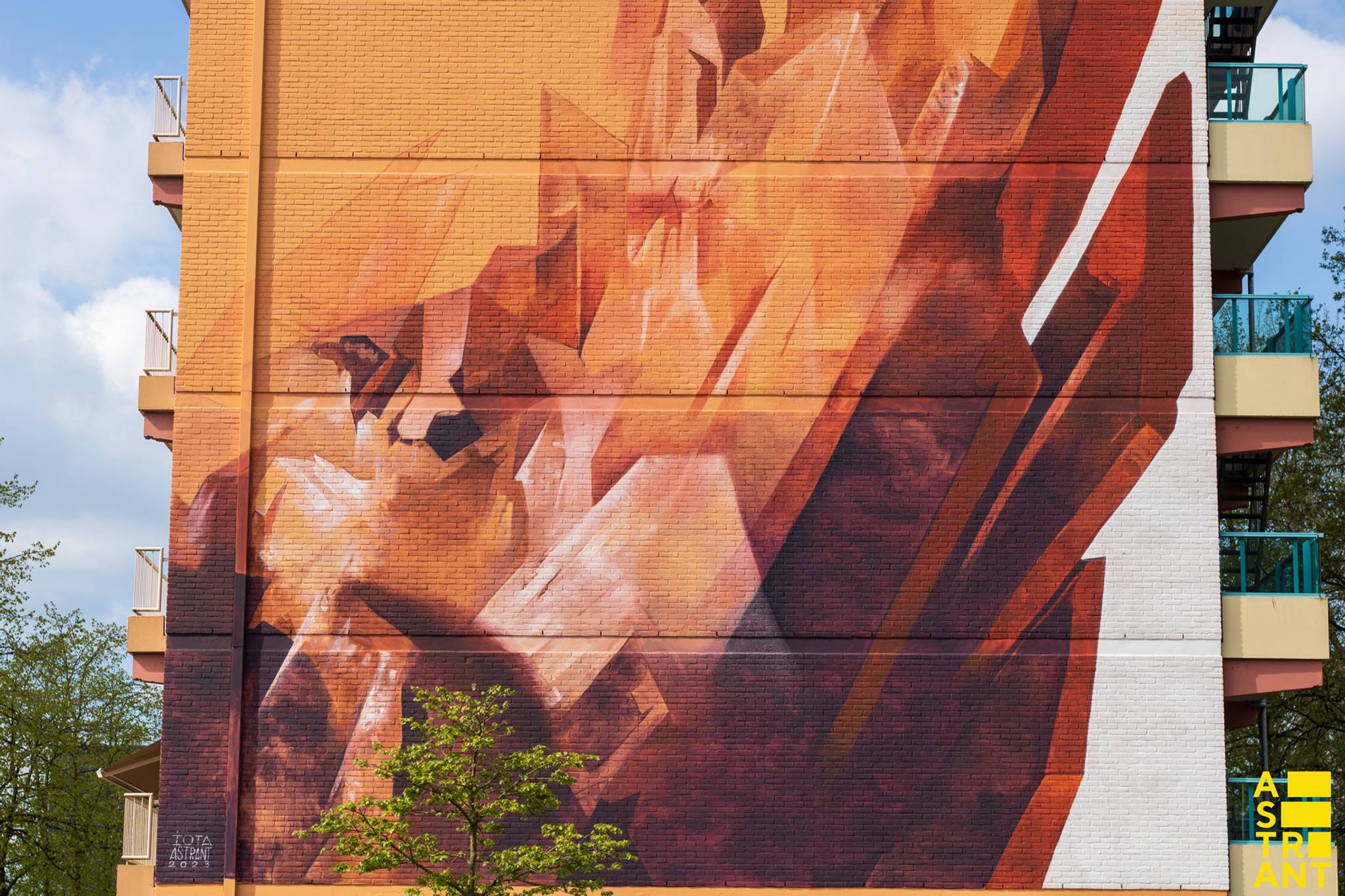 Iota&mdash;Airborne Mural  - Veldhuizen