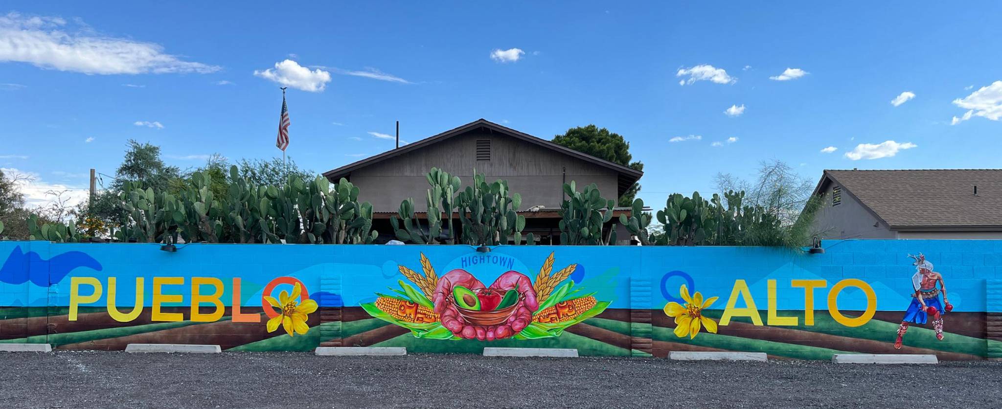 Edgar 8ahau Fernandez&mdash;Pueblo Alto Mural