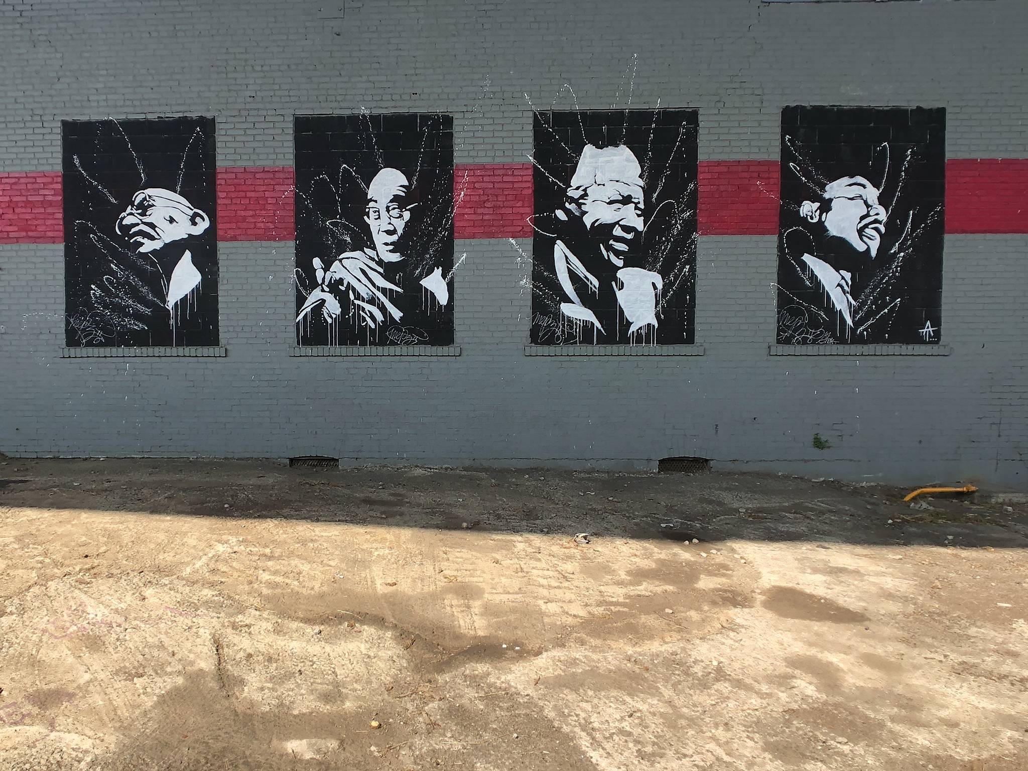  Thaxton Waters&mdash;Ghandi, Dali Lama, Mandela, MLK