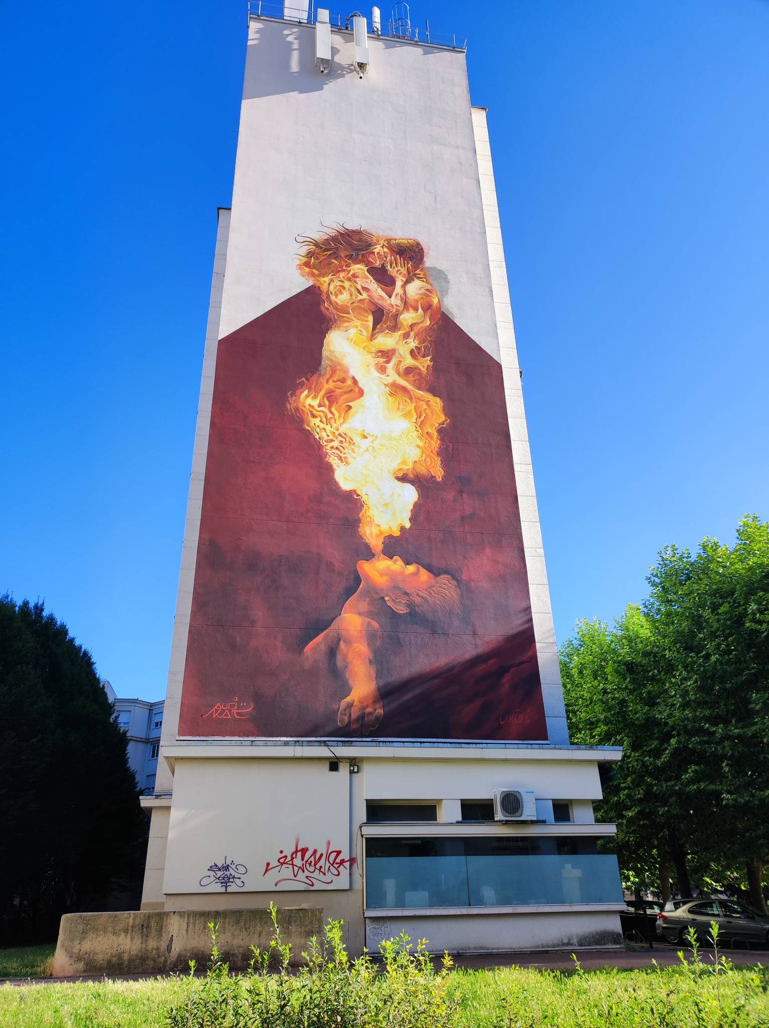 Cous, luigi Disegno&mdash;Le baiser ardent, le feu
