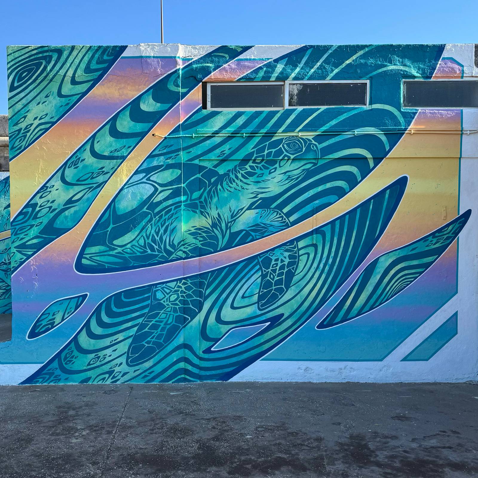 Lex-zooz&mdash;Mural “Into the flow”