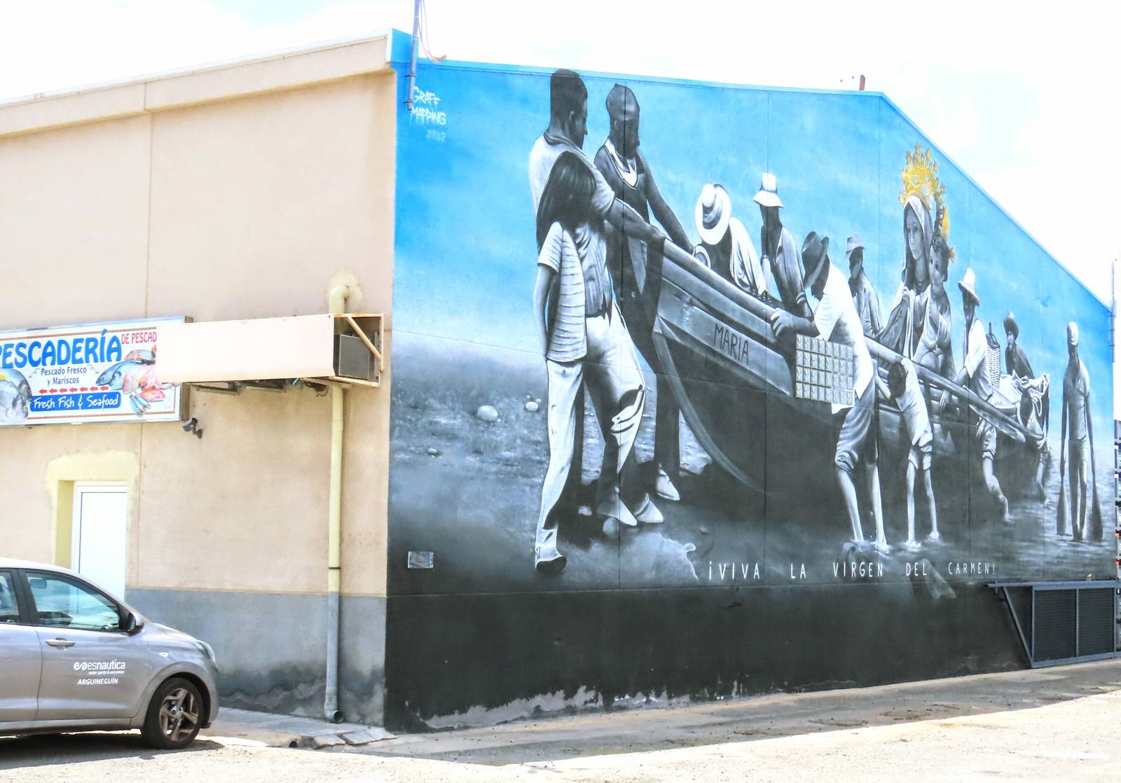 Richard Santana, Kiryat Mendoza&mdash;Mural Cofradía Pescadores de Arguineguín