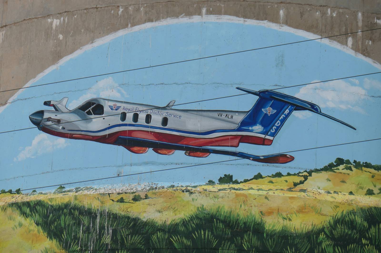 Jasmine Crisp&mdash;Yorketown Water Tank Mural