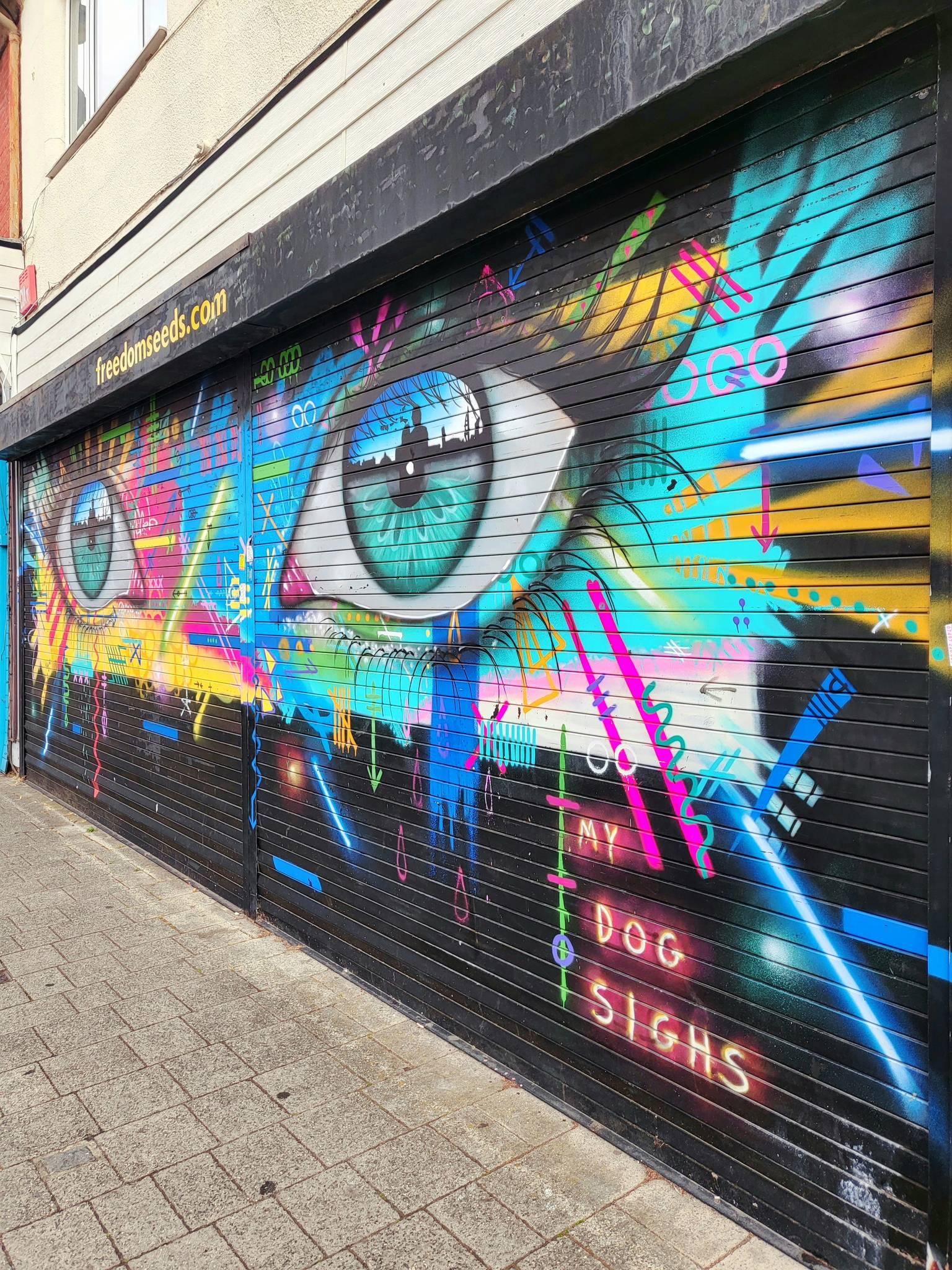 My Dog Sighs&mdash;Freedom Seeds Shutters
