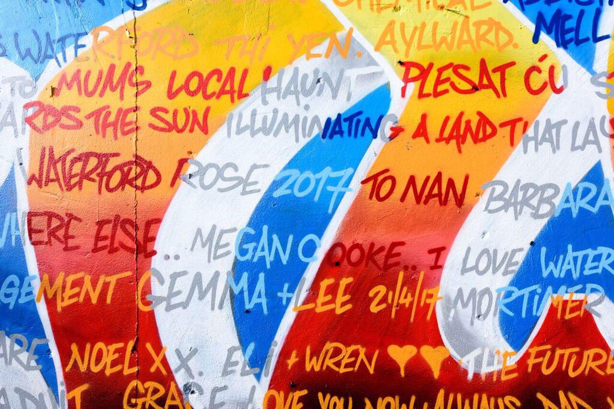 Rask&mdash;The Waterford Walls 2017 Shout Out Wall
