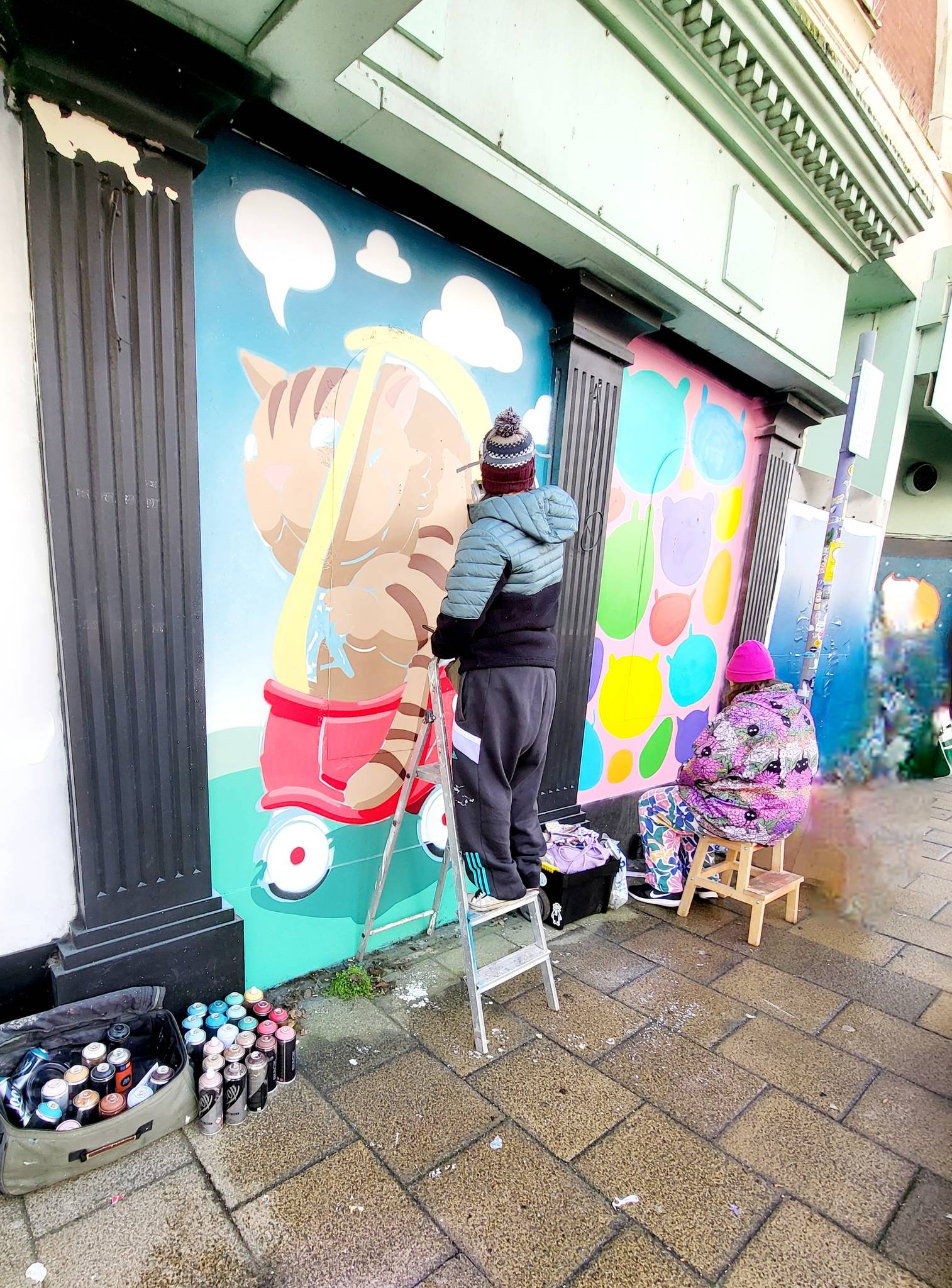 rooabrook, Koe1, Ketones6000, thisismidge, NZIE, Gary Stranger, pogo, RoosArt&mdash;Osborne Road Street Art Gallery