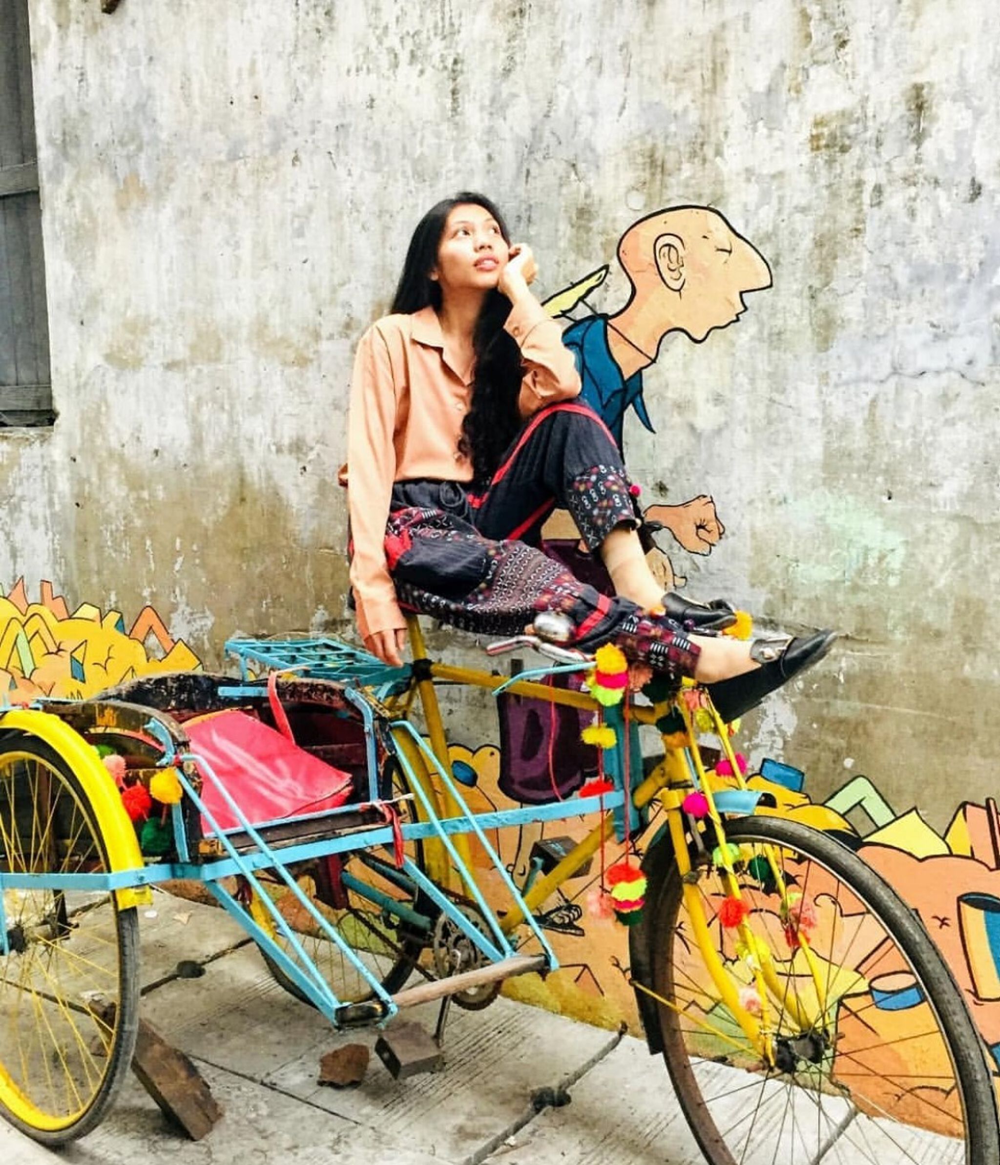 alexandre bertrand&mdash;Htun Htun on his rickshaw