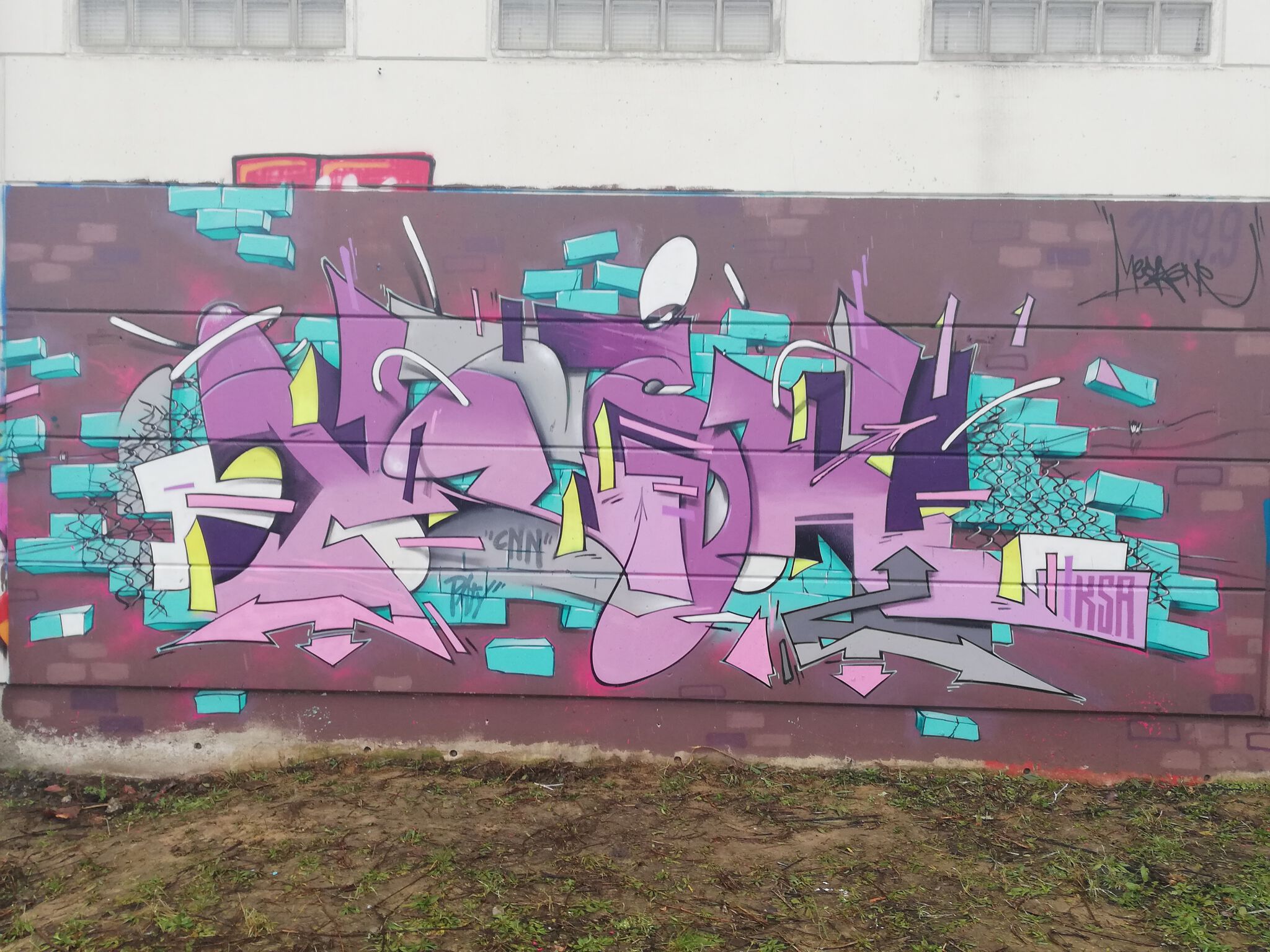 Dzia, Suarez Murals, Tuch &mdash;Douaneplein