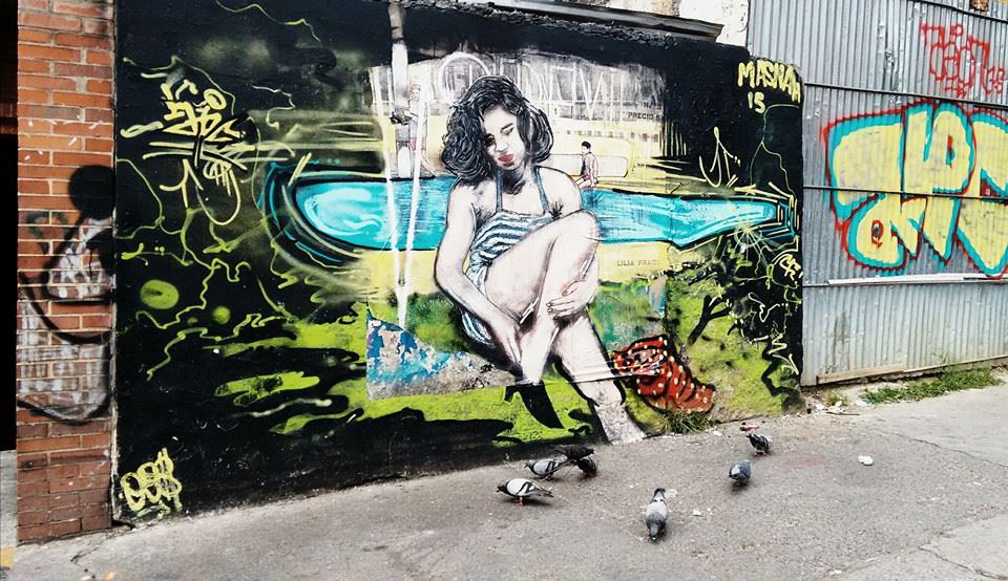 Unknown - Bogota&mdash;Woman in lake - Mujer en lago