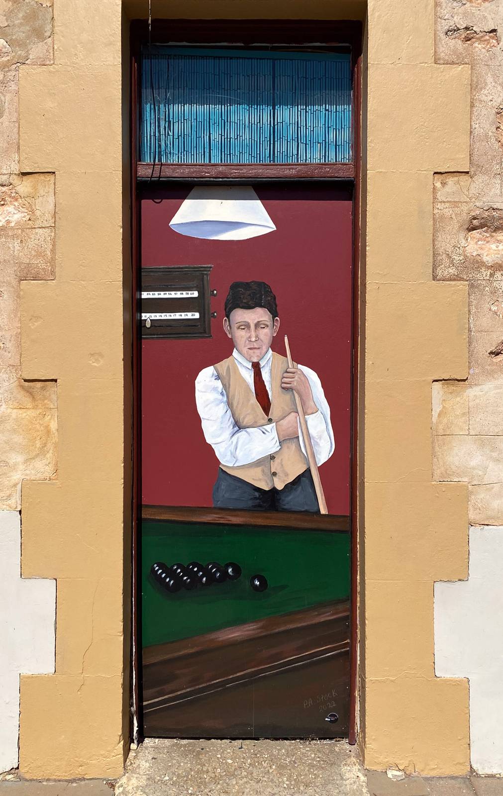 Anne Stock&mdash;Billiard Hall Mural