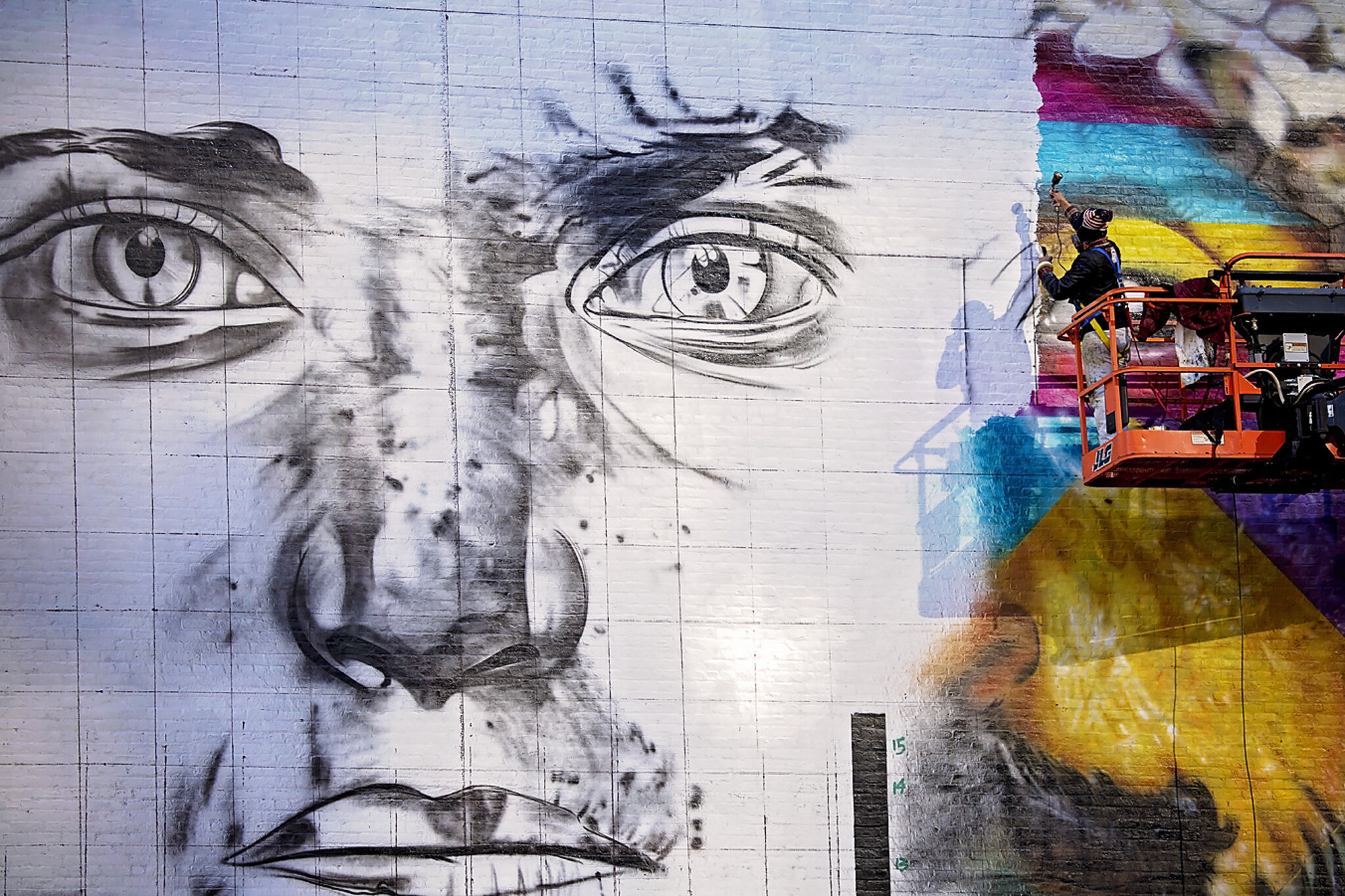 Eduardo Kobra&mdash;Ellis/Immigrantes