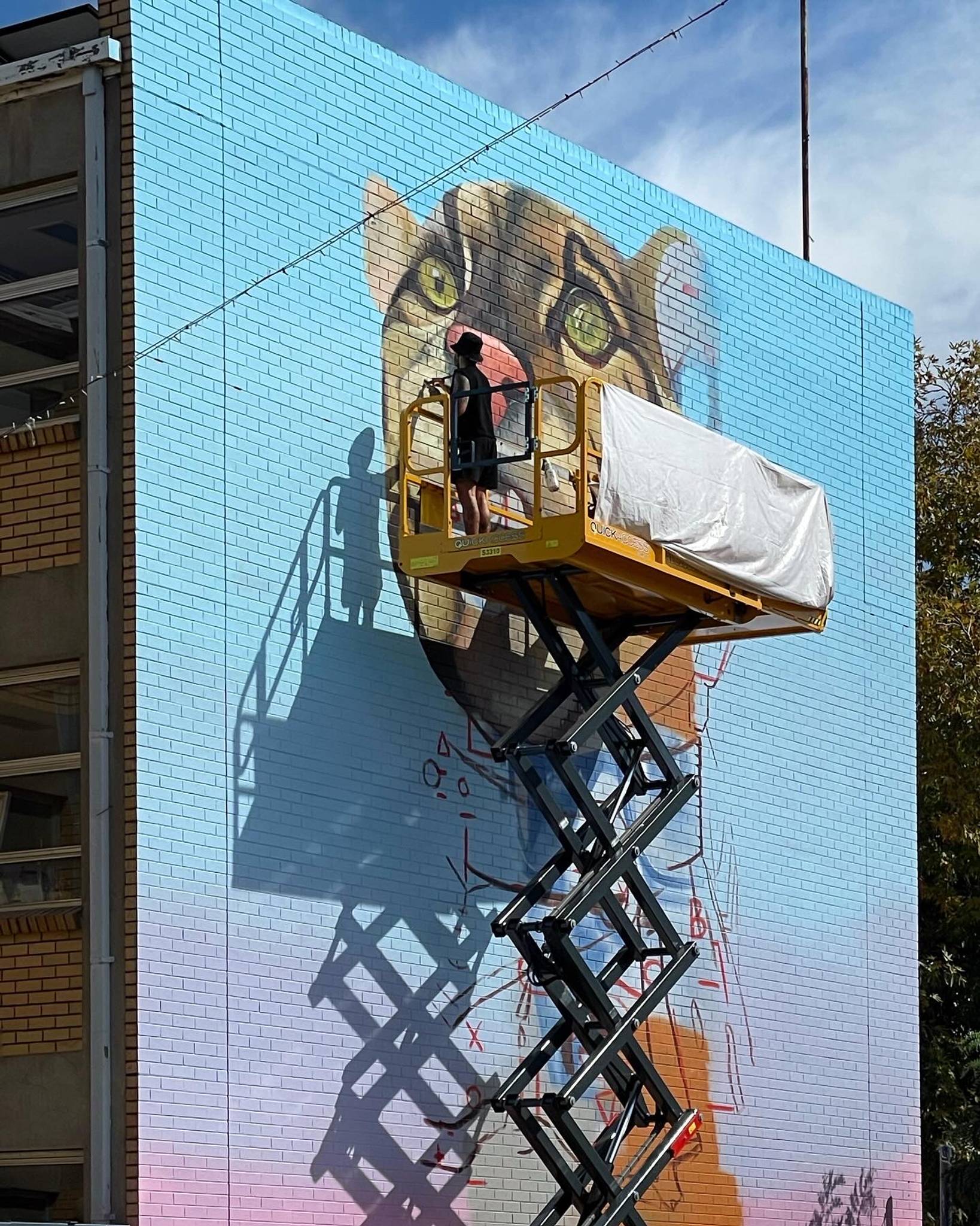 David Lee Pereira&mdash;Wild Cat with Blue Tongue