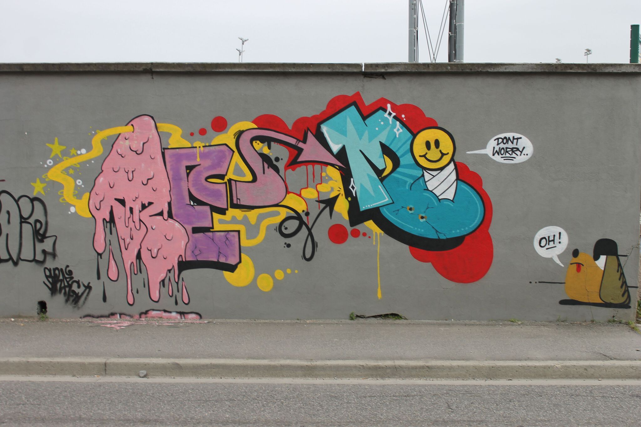 MACS, Skore999, Katre, Remio, Siker&mdash;Graffiti Jam Rose Béton