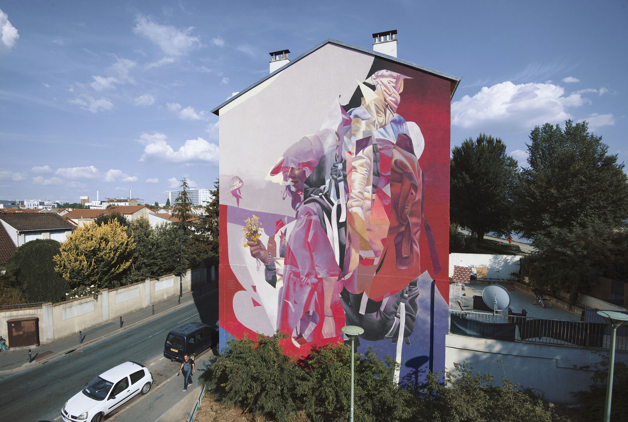 Telmo Miel&mdash;The girl giving flower to a fish