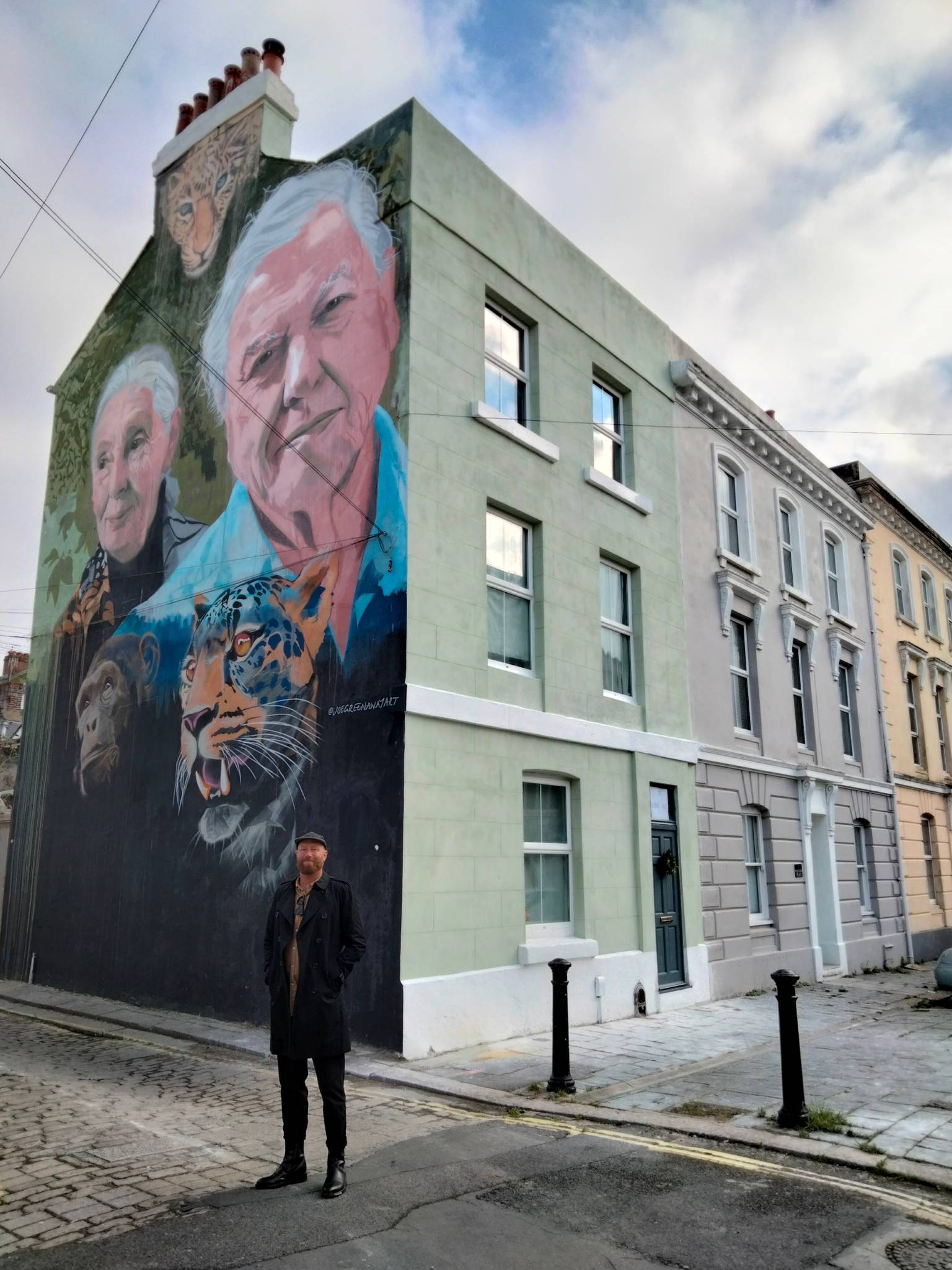Joe Greenaway&mdash;David Attenborough/ Jane Goodall