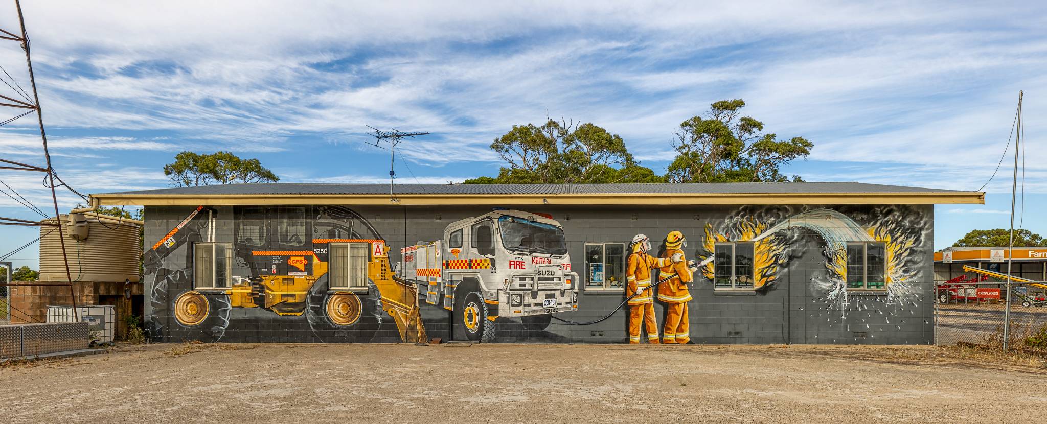 Julia Davis&mdash;Keith Fire Station Mural