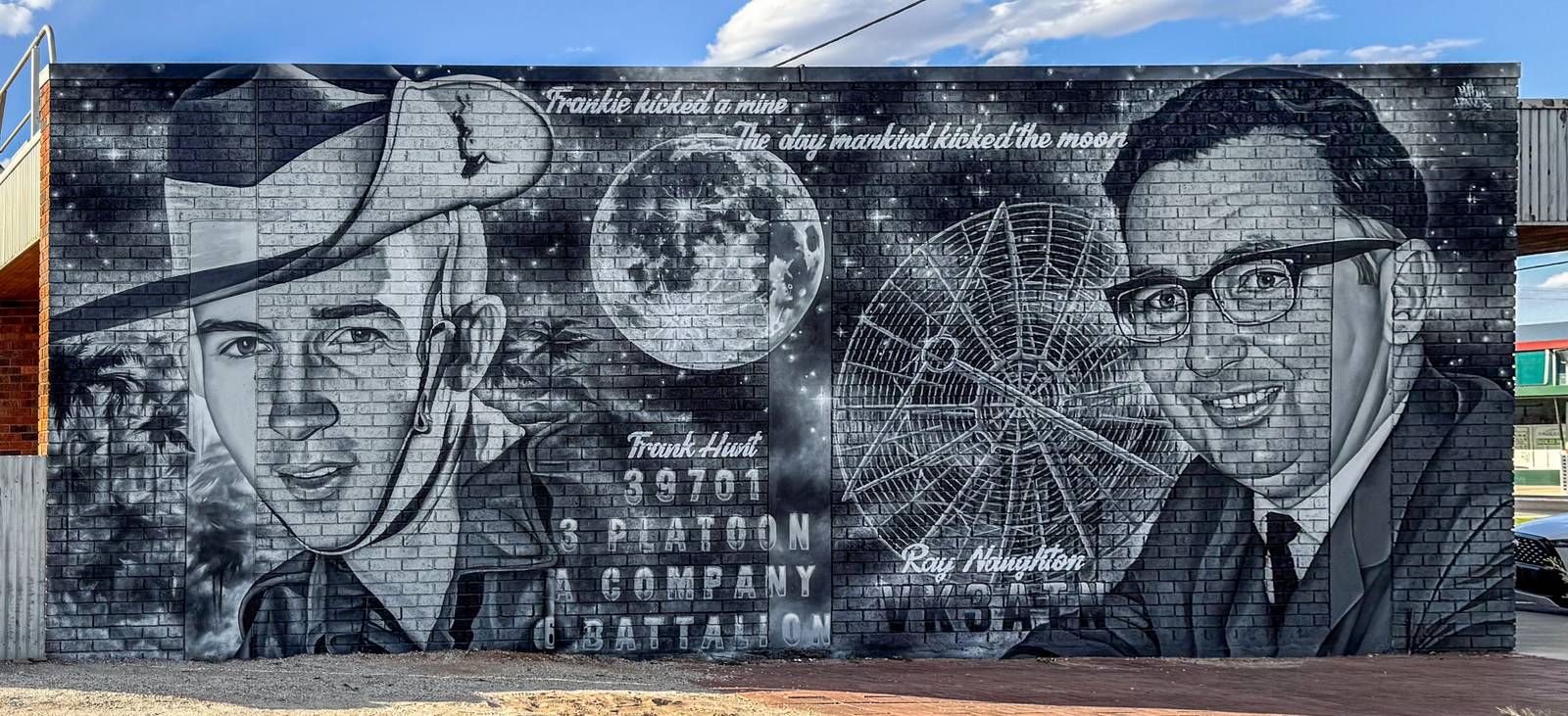 Matt Hannah&mdash;Frankie kicked a mine the day that mankind kicked the moon