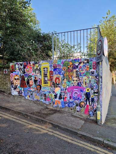 Paste up Collage with People With Grit