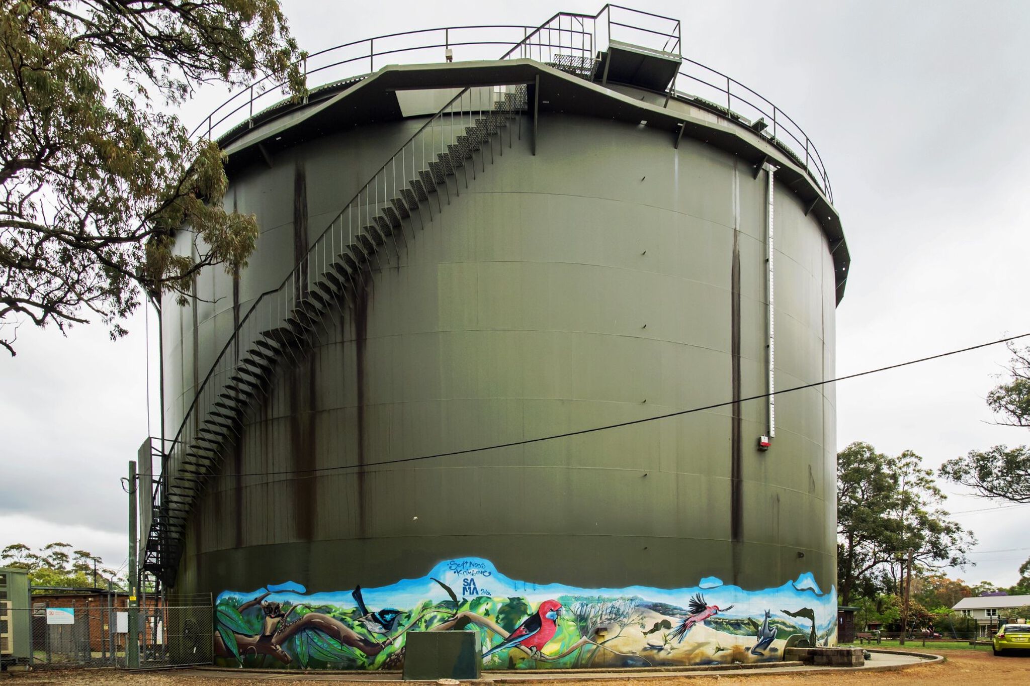 Scott Nagy, Krimsone&mdash;Mount Riverview Water Tank Art