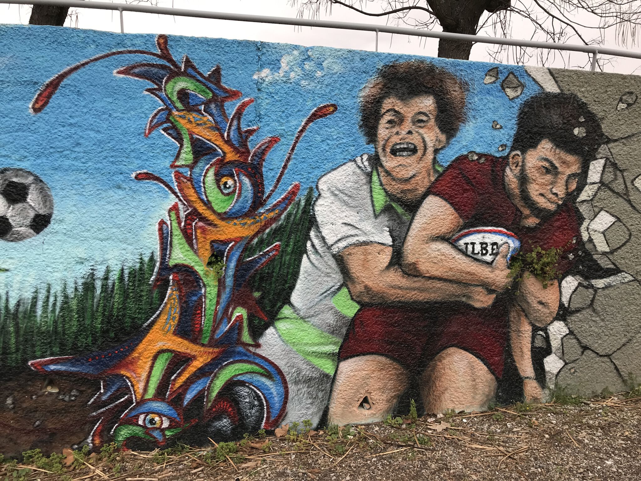 Honck, Chabeuh, Cell, Arcke, Twozn, Veda, Lufufu, Sirck&mdash;Big Wall Lycée Joffre