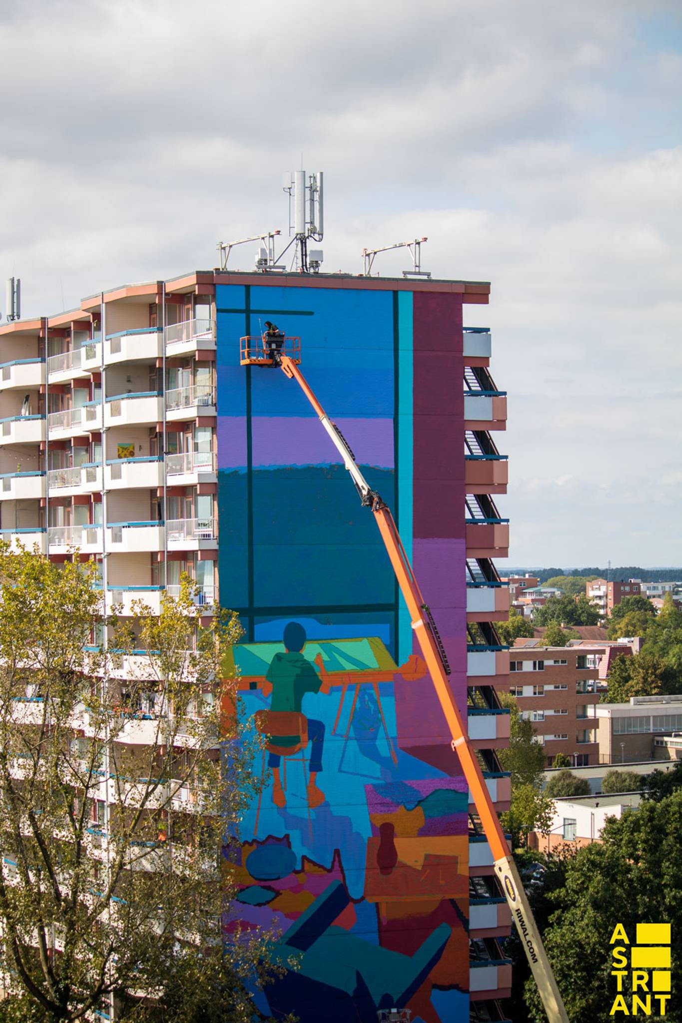fred battle&mdash;Museum Murals Ede x Kroller Muller
