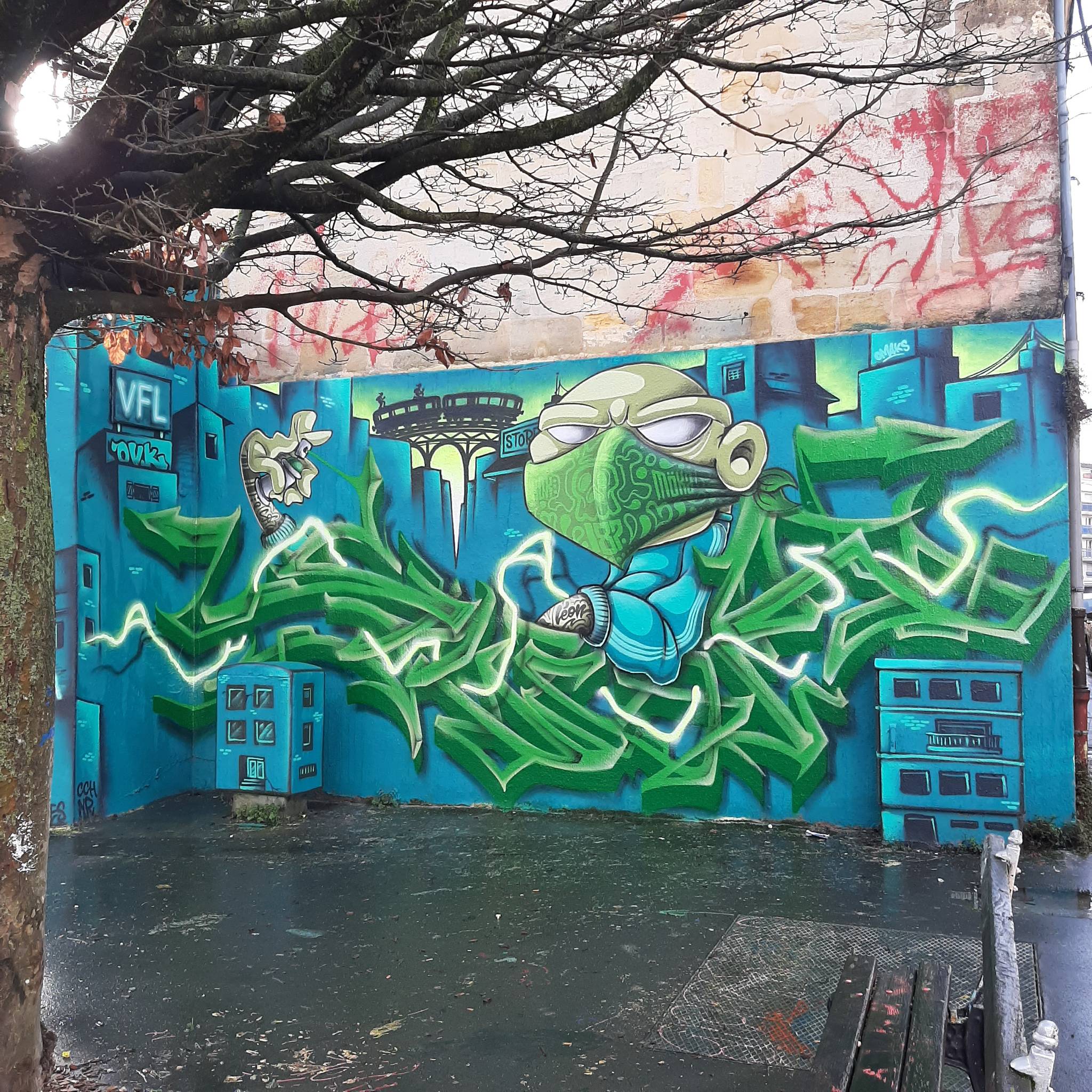 Waroox, Tomas Lacque, Julien Migwel, Charles Foussard, Yann Le Gall, Amann, Vincent Sereks&mdash;Open wall