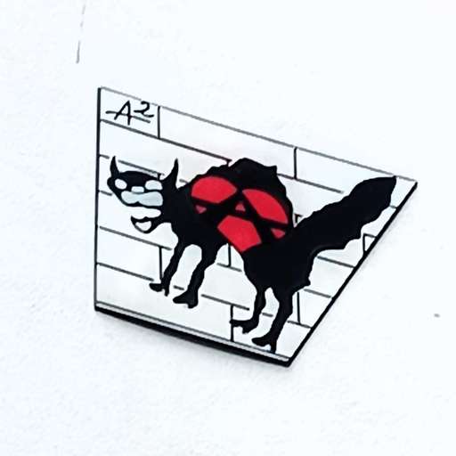 Black cat artwork