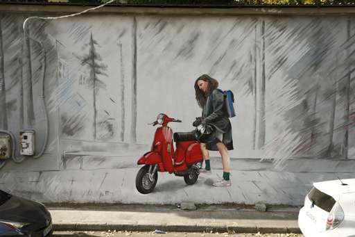 Girl on a Scooter