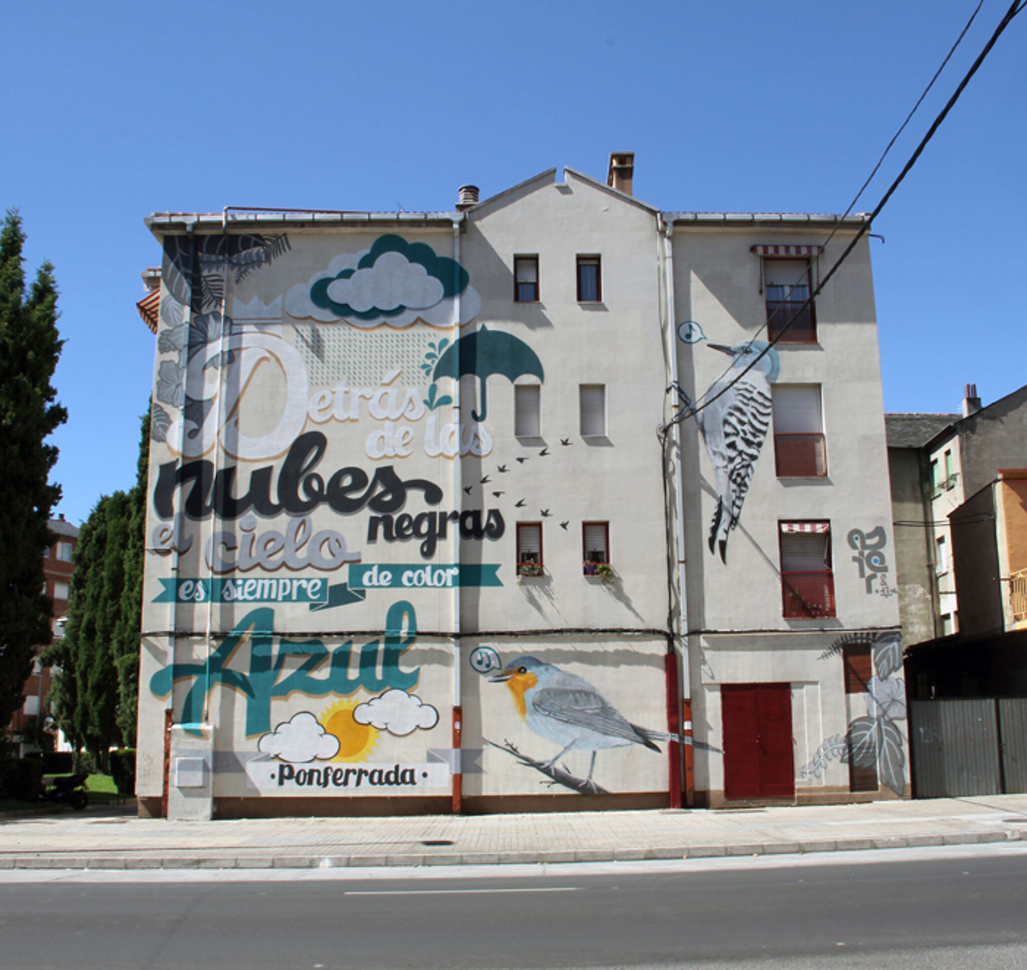 ASIER&mdash;" Behind the black clouds, the sky is always blue "