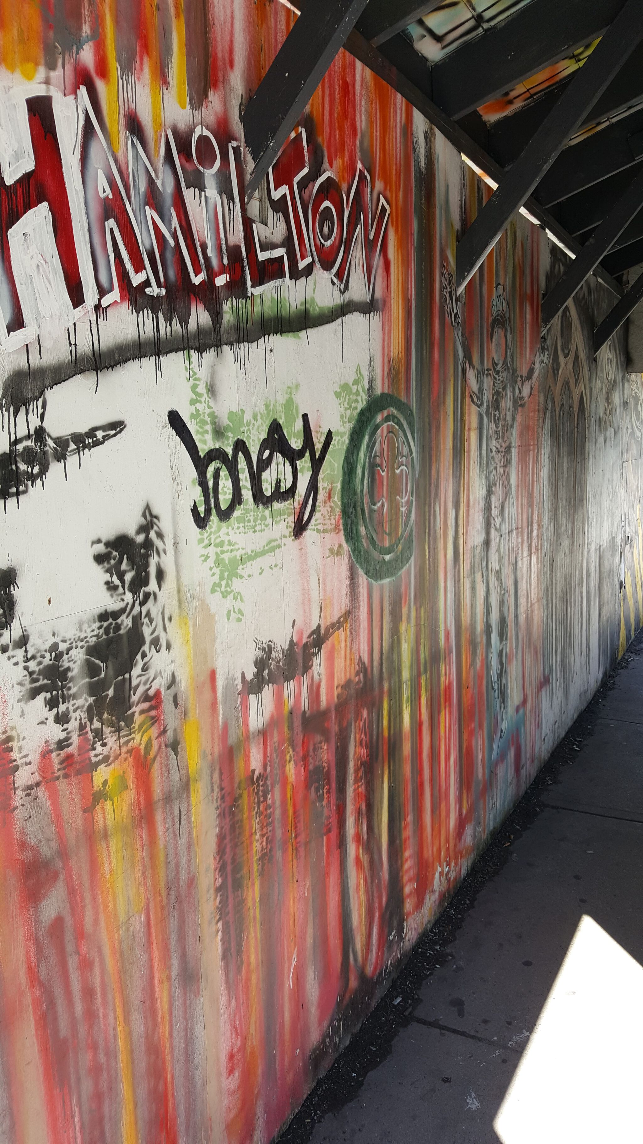 Street Art Hamilton, Unknown - Hamilton CA&mdash;Temporary Walk through