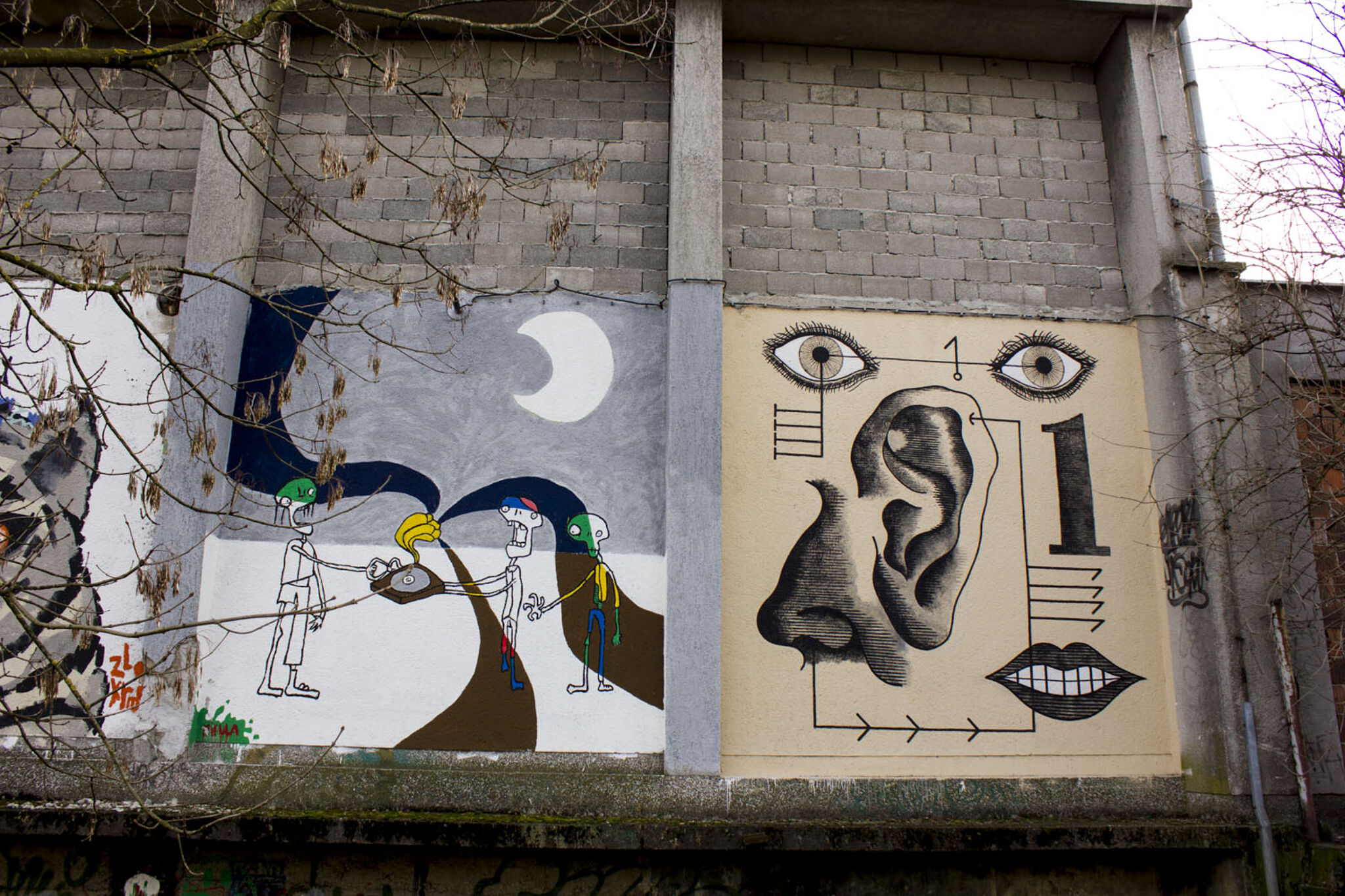 Drugo uho, Monika Meglić, Petra Drožđan Kranjčec, Zvonimir Haramija Hans, Svenkie, Zets, Nadja Jovanović&mdash;Walls of Močvara