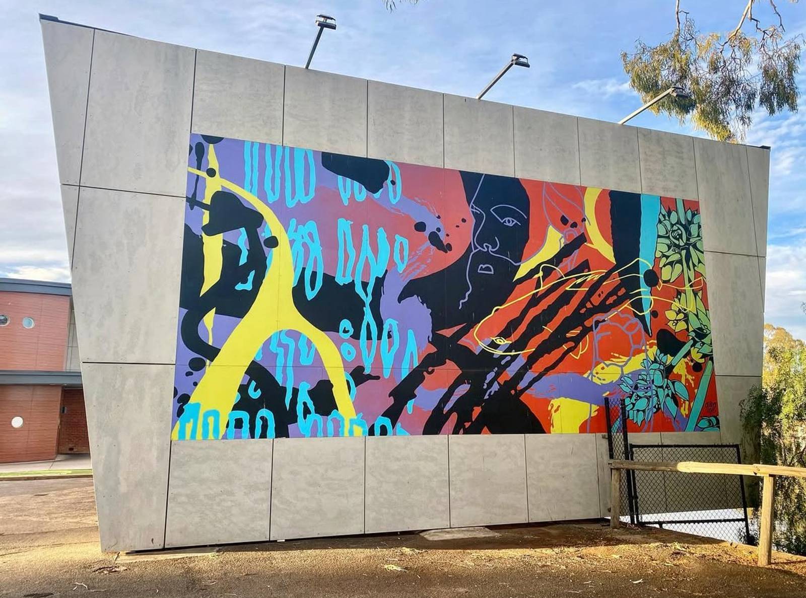 George Rose&mdash;The Pump Station mural