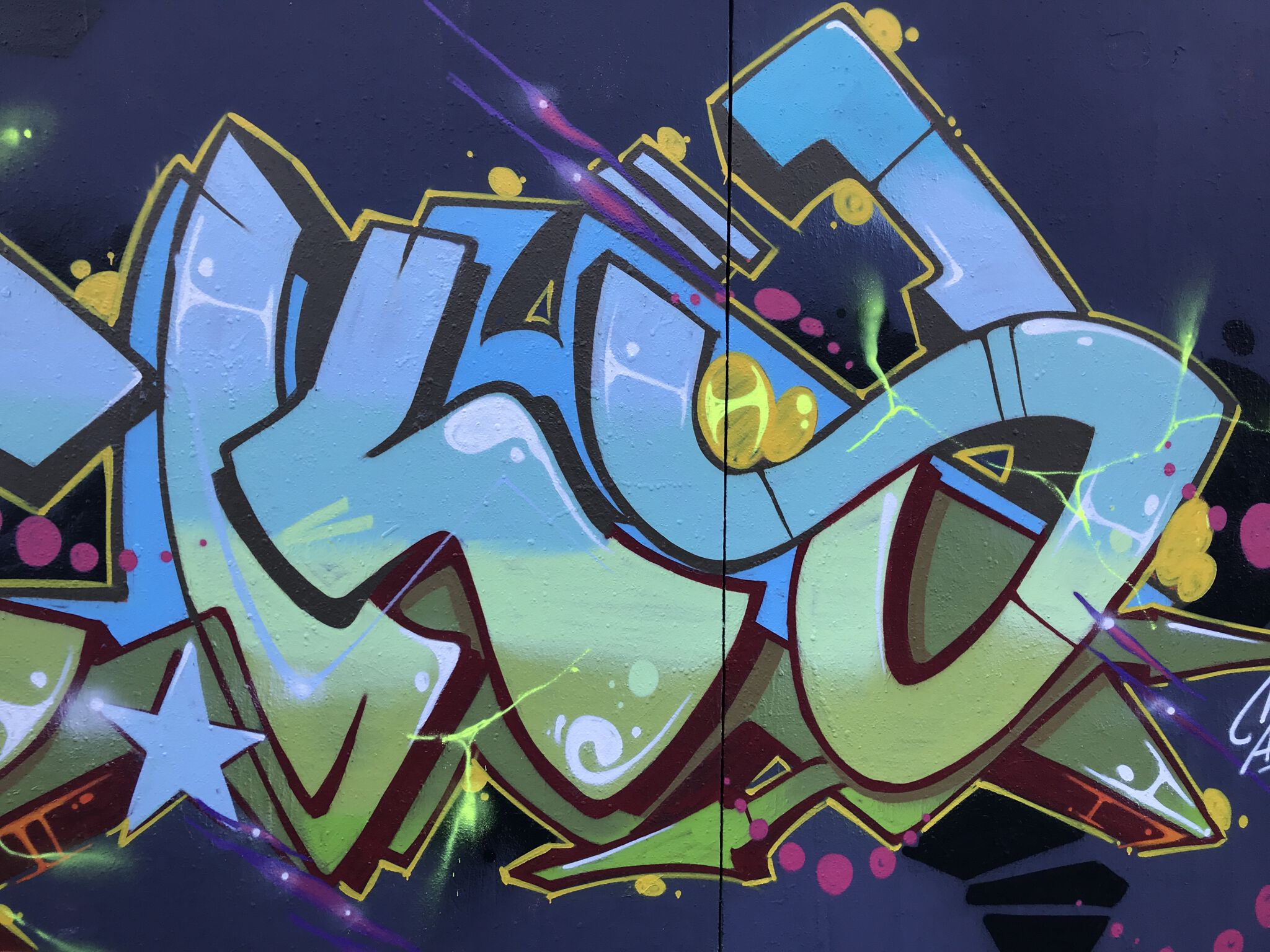 Moks&mdash;Moks lettering in Verdanson