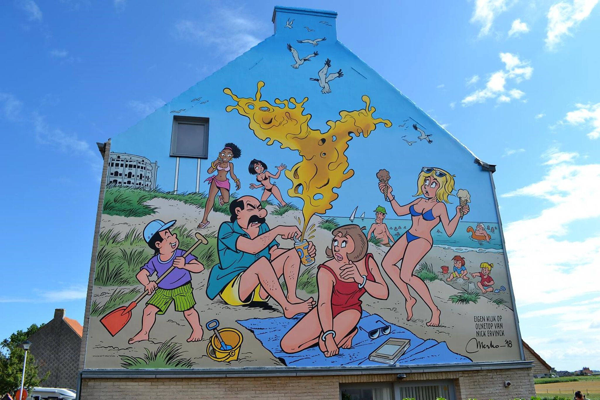 Merho, Art Mural&mdash;De Kiekeboes