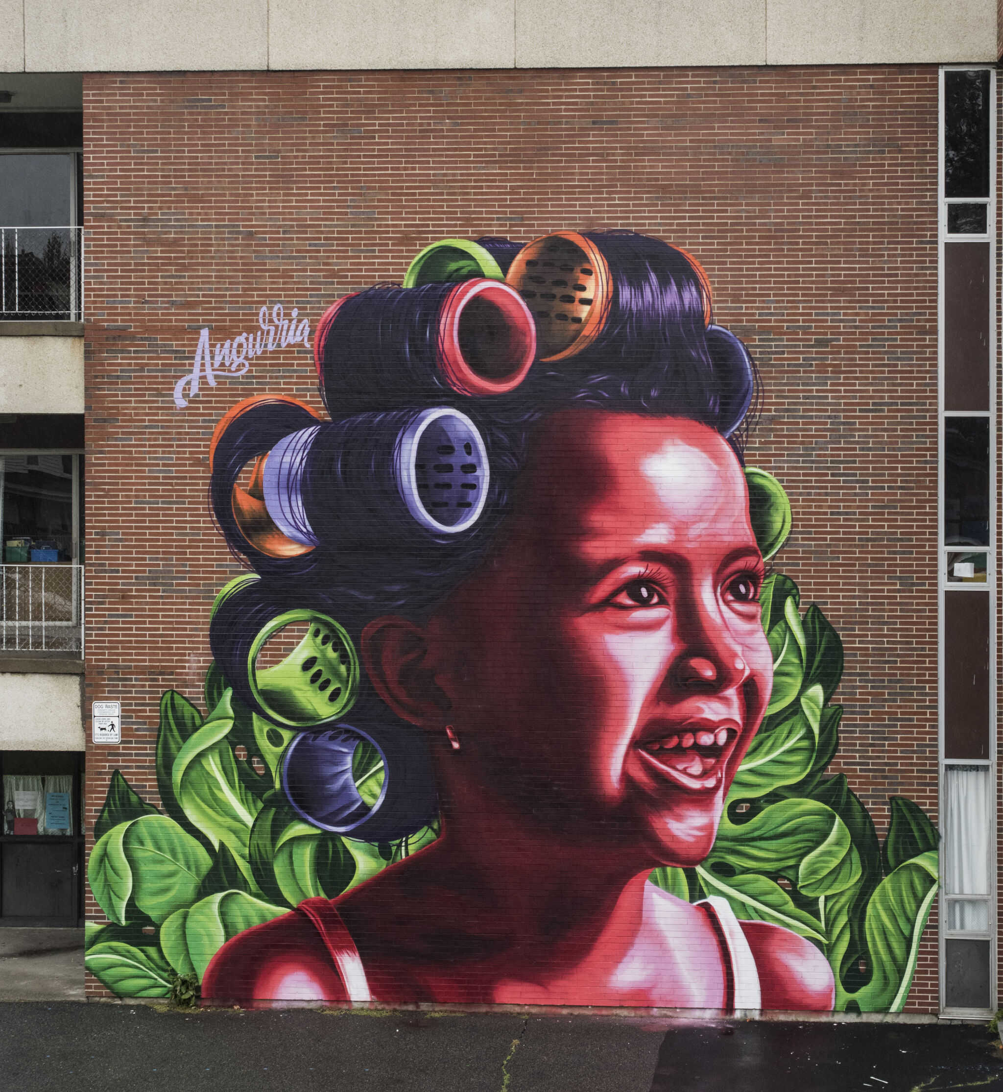 Evaristo Angurria&mdash;Girl with rollers