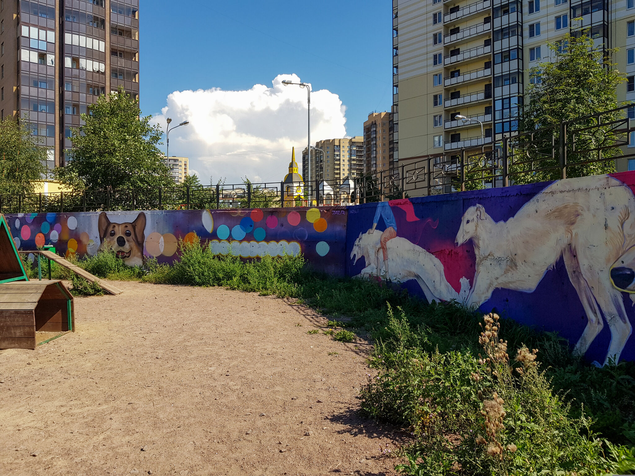 Nadezhda Opalinskaya, 7aur&mdash;Dog playground
