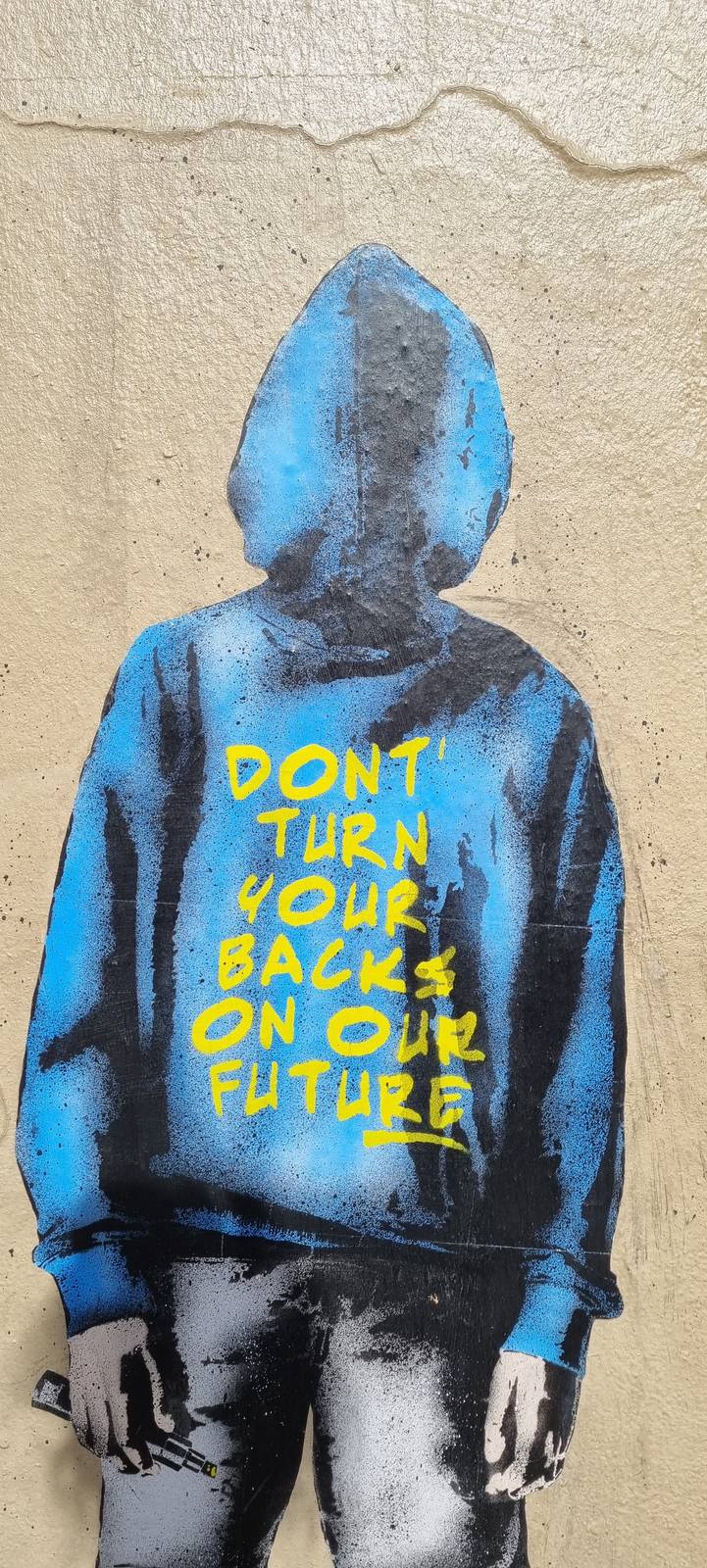 Falco&mdash;Don't turn your back on our future