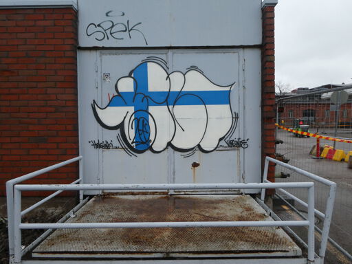 Graffiti flag