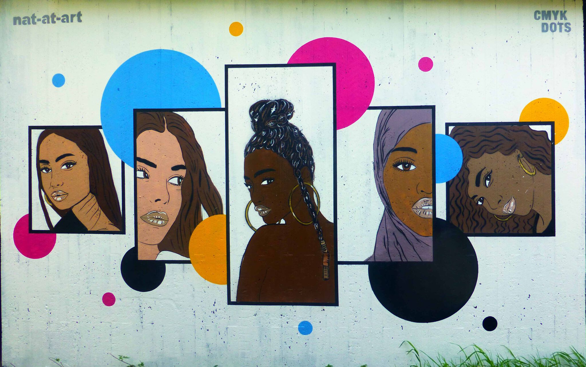 cmyk_dots, Nat-At-Art &mdash;Faces