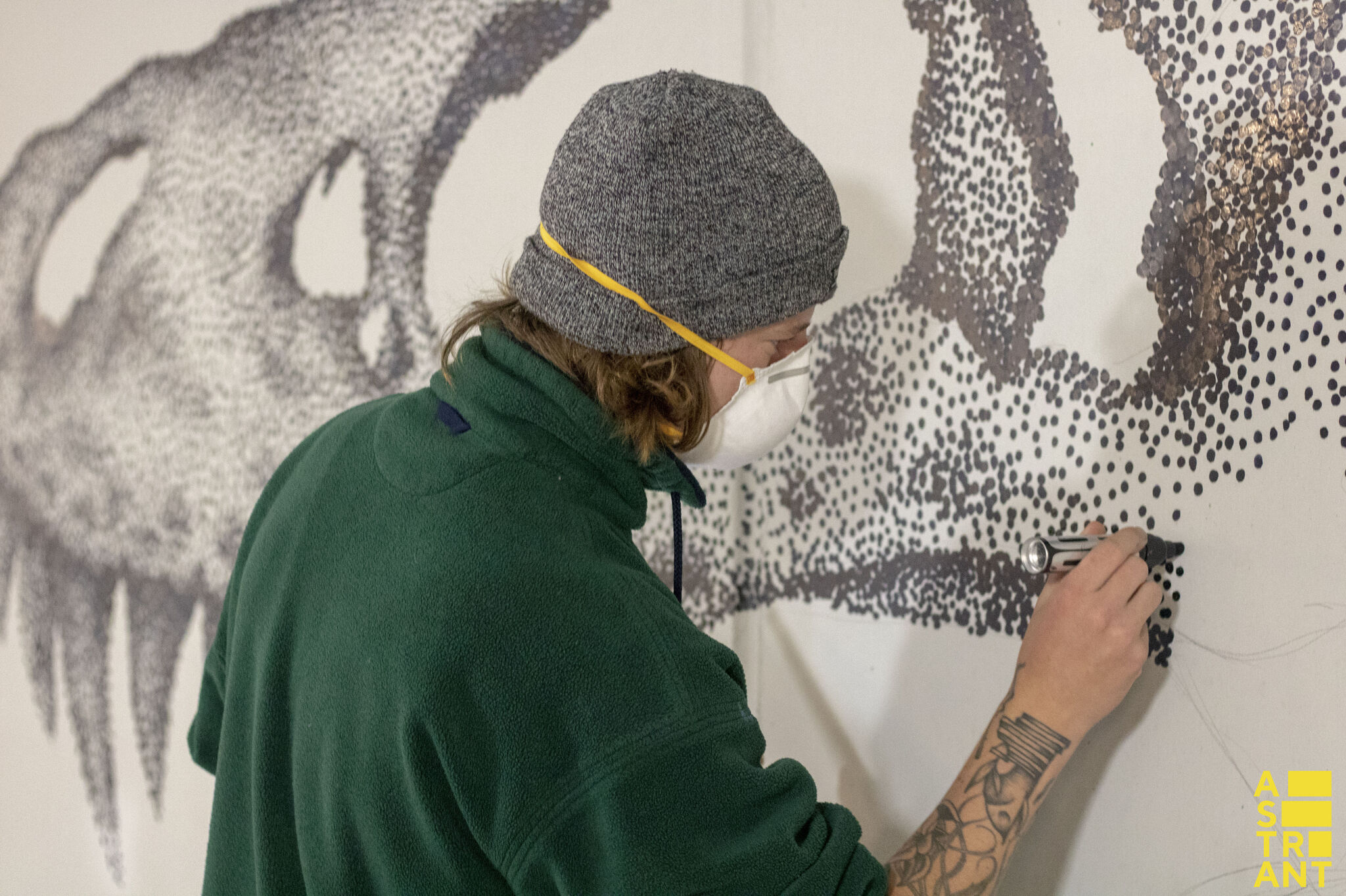 RoosArt_Paintings, The Combi Killers, combo, Edo Rath, ENigMa, LilMel, Verfbrigade, Nol, DuelOne&mdash;Pathe  Parkeergarage