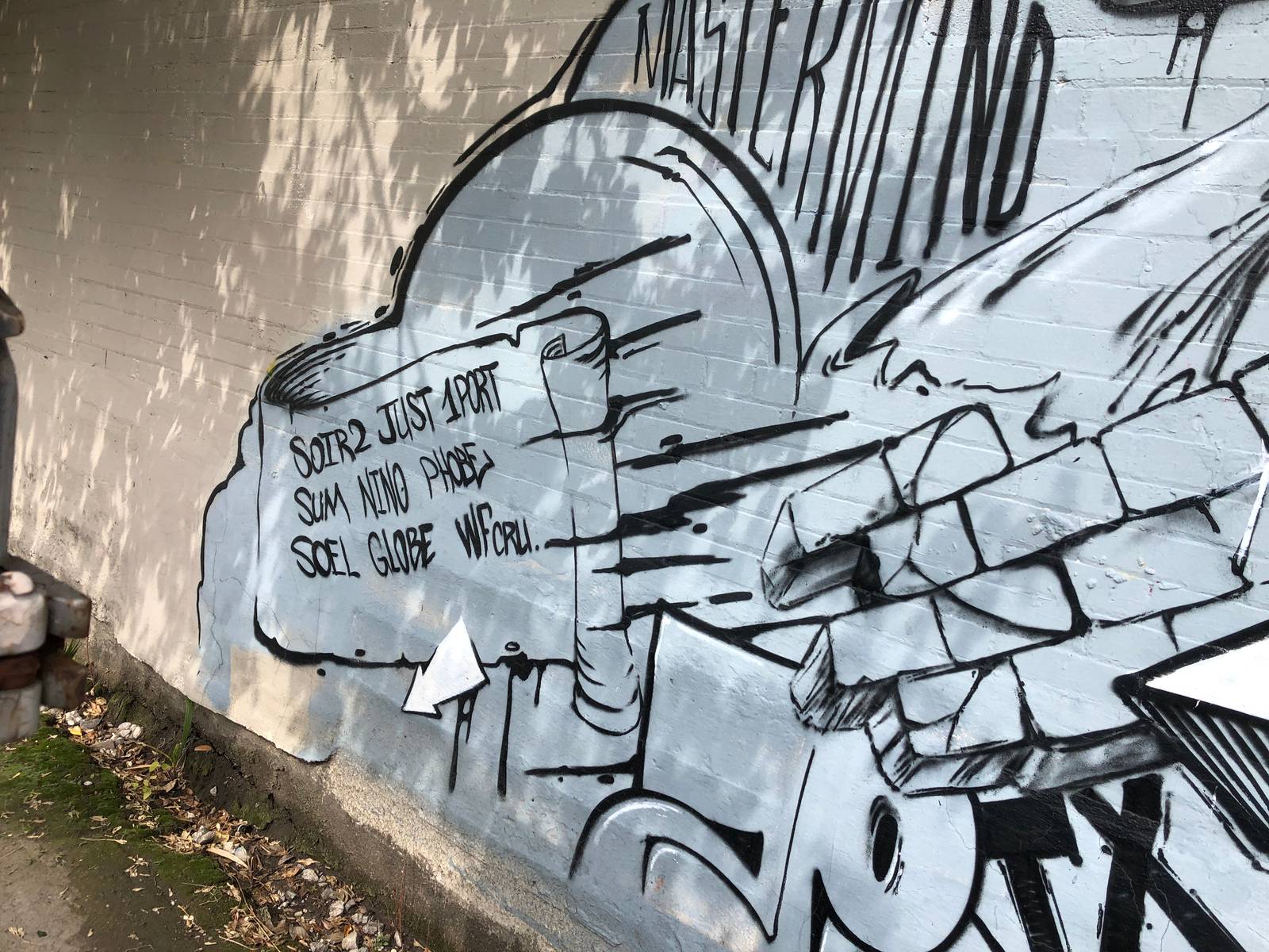 Zesoner&mdash;Mural dedicated to the San Antonio Spurs