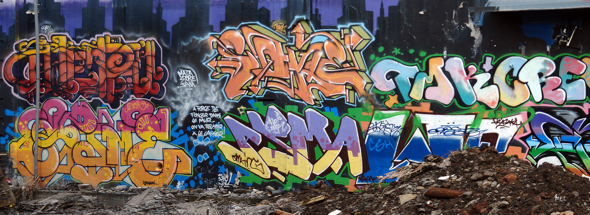 Sone, Cher1, Enos, Spid, Sajme, Nise, Clone, Casper, Neos, TMK&mdash;The Ma'ohi Kings in the in the narrow streets of Papeete