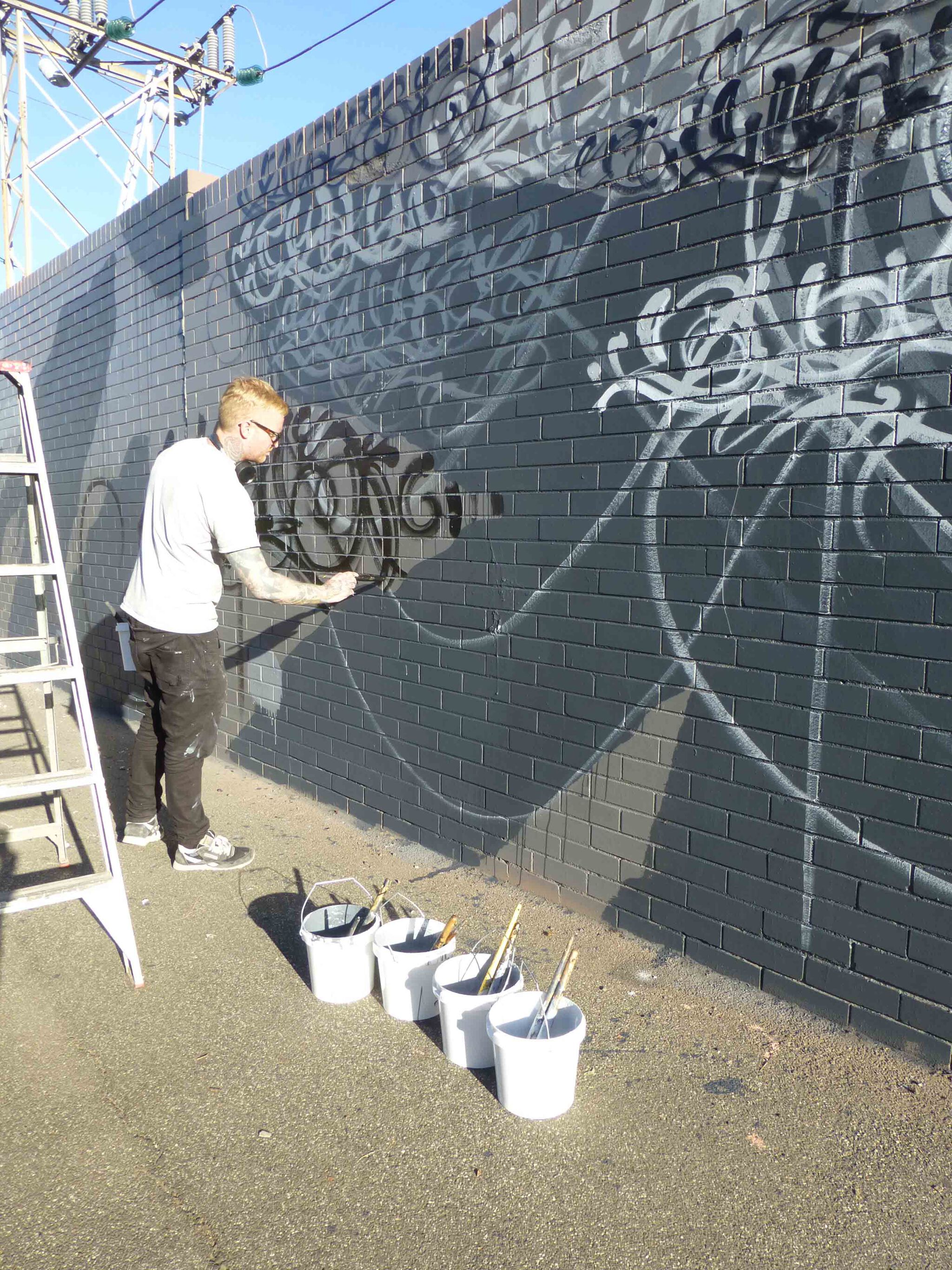 Adnate, Rone, AskewOne, Guido van Helten, Mayonaize&mdash;Collingwood Substation