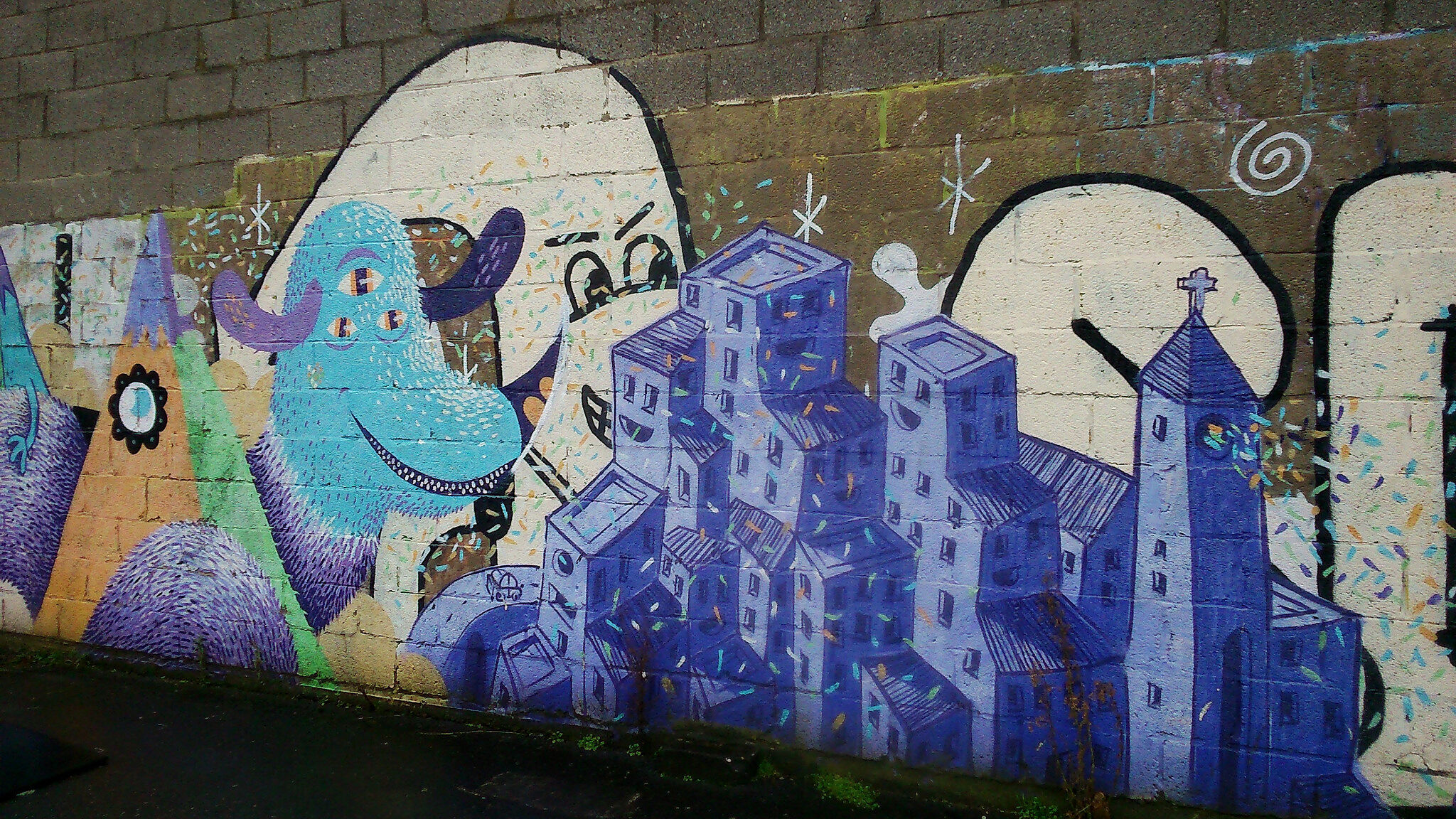 Roa, Resto, Flux, Bishop, Irwin, Bué The Warrior&mdash;Graffiti jam