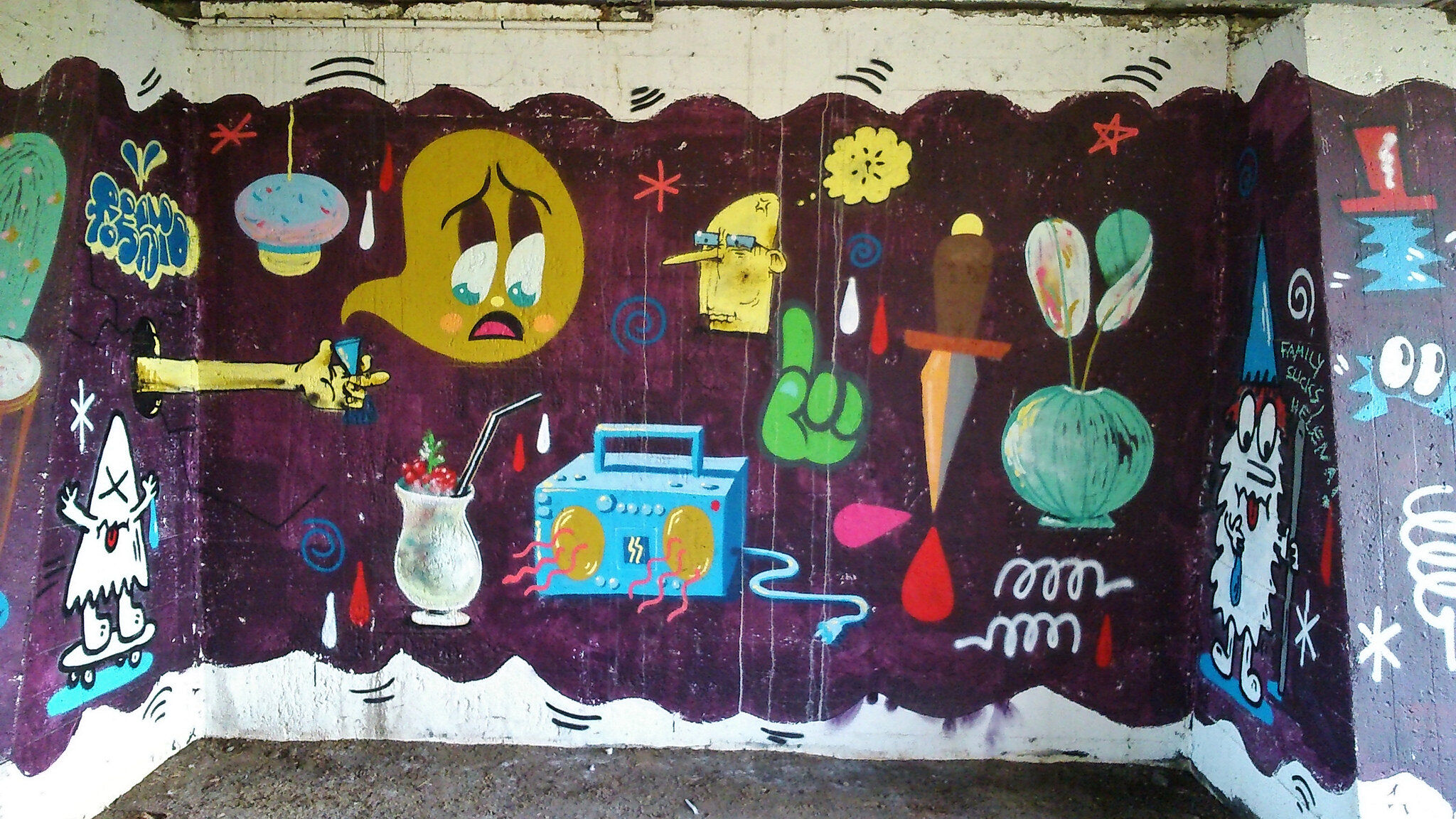 Resto, Bué The Warrior&mdash;Under a bridge