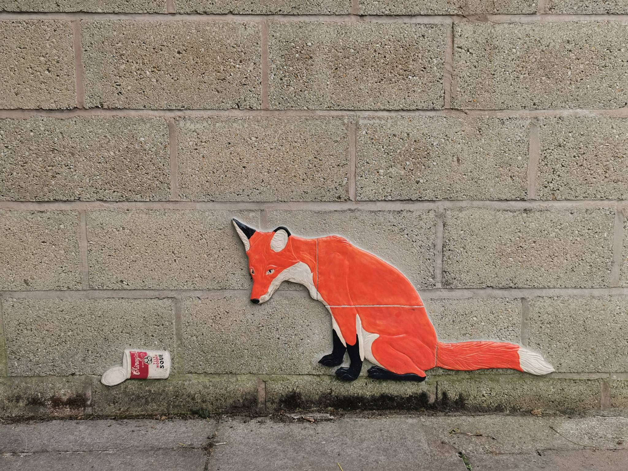 Chinagirl Tile&mdash;Fox and Soup Can