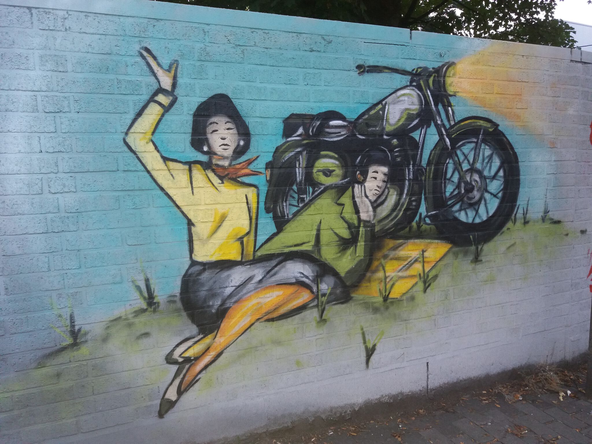 Soke - la cabane, les debrouillards&mdash;Herstal wall